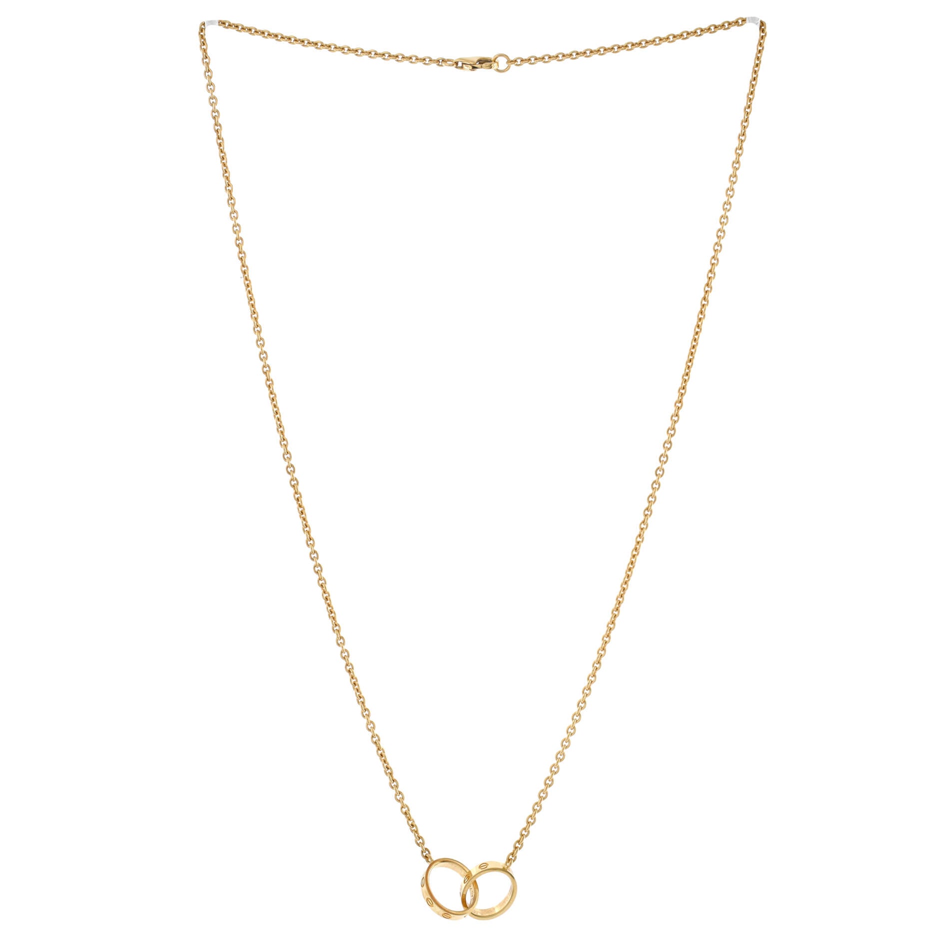 Love Interlocking Necklace 18K Yellow Gold