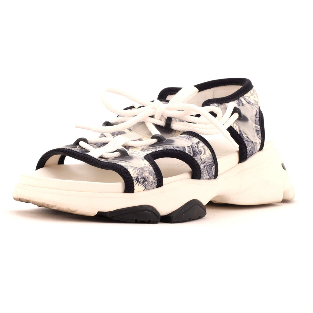 Women's Toile de Jouy D-Connect Sandals Printed Technical Fabric