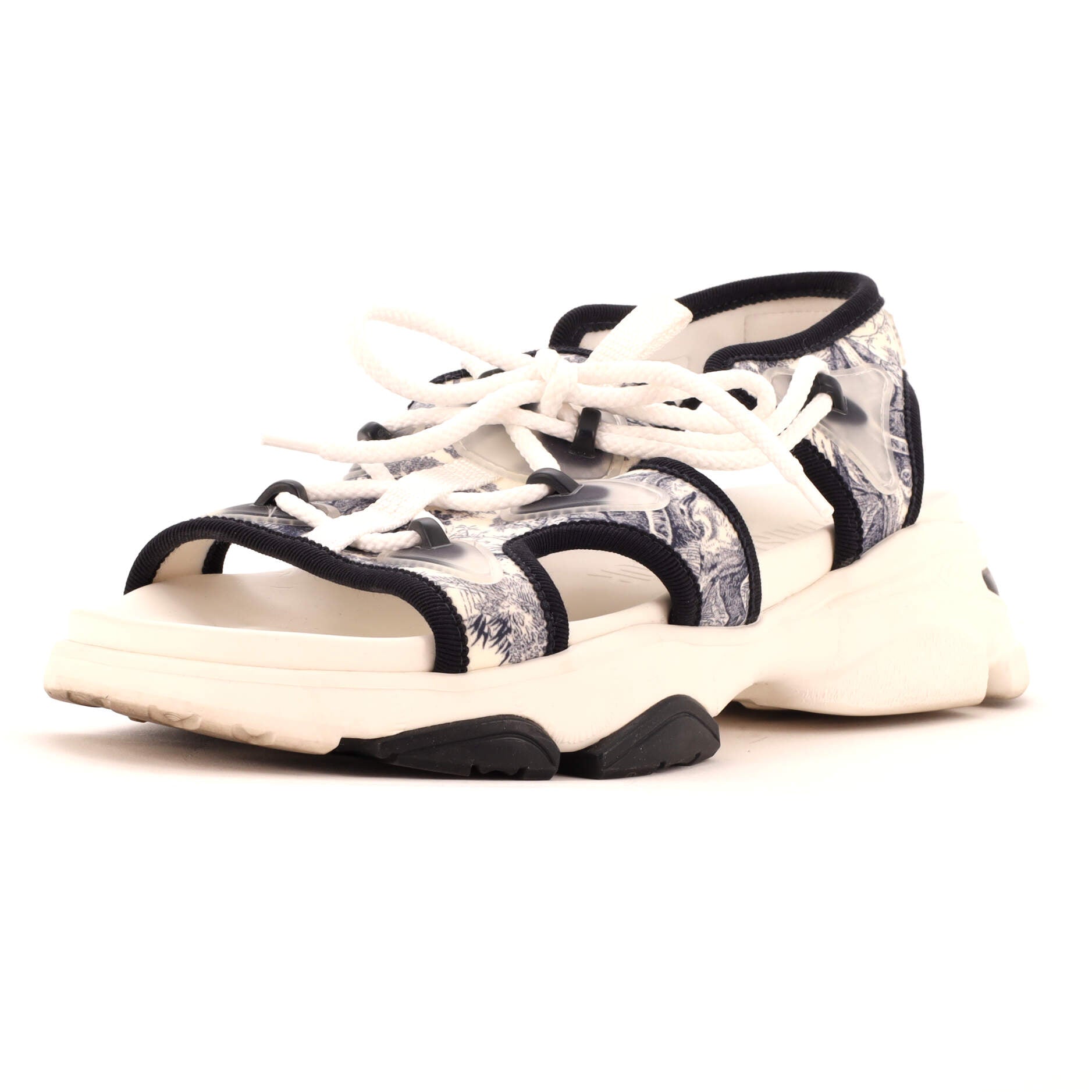 Women's Toile de Jouy D-Connect Sandals Printed Technical Fabric