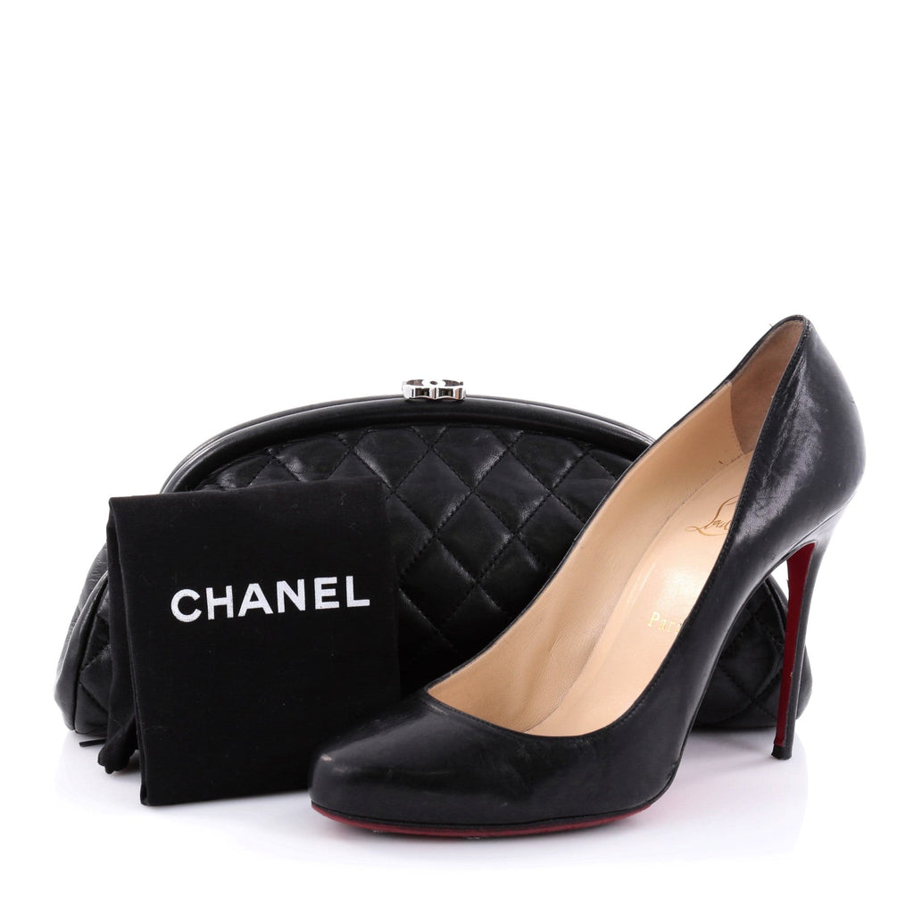 Timeless Clutch Quilted Lambskin