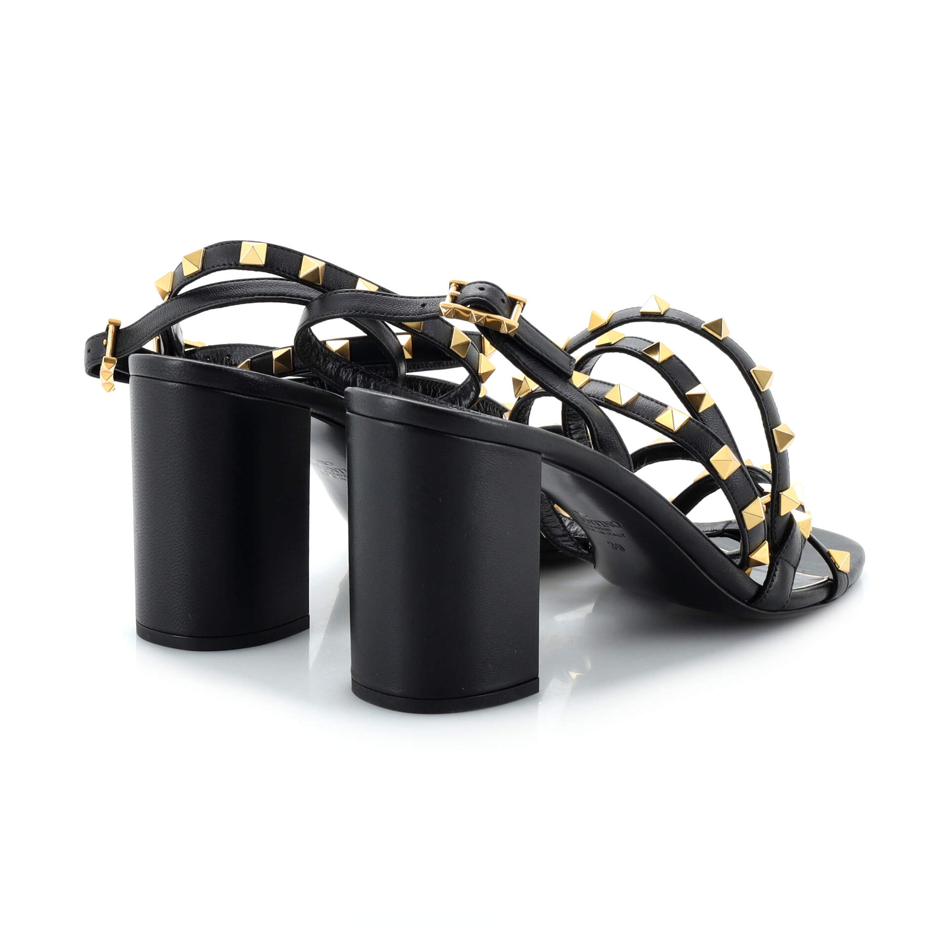 Women's Rockstud No Limit Heeled Sandals Leather