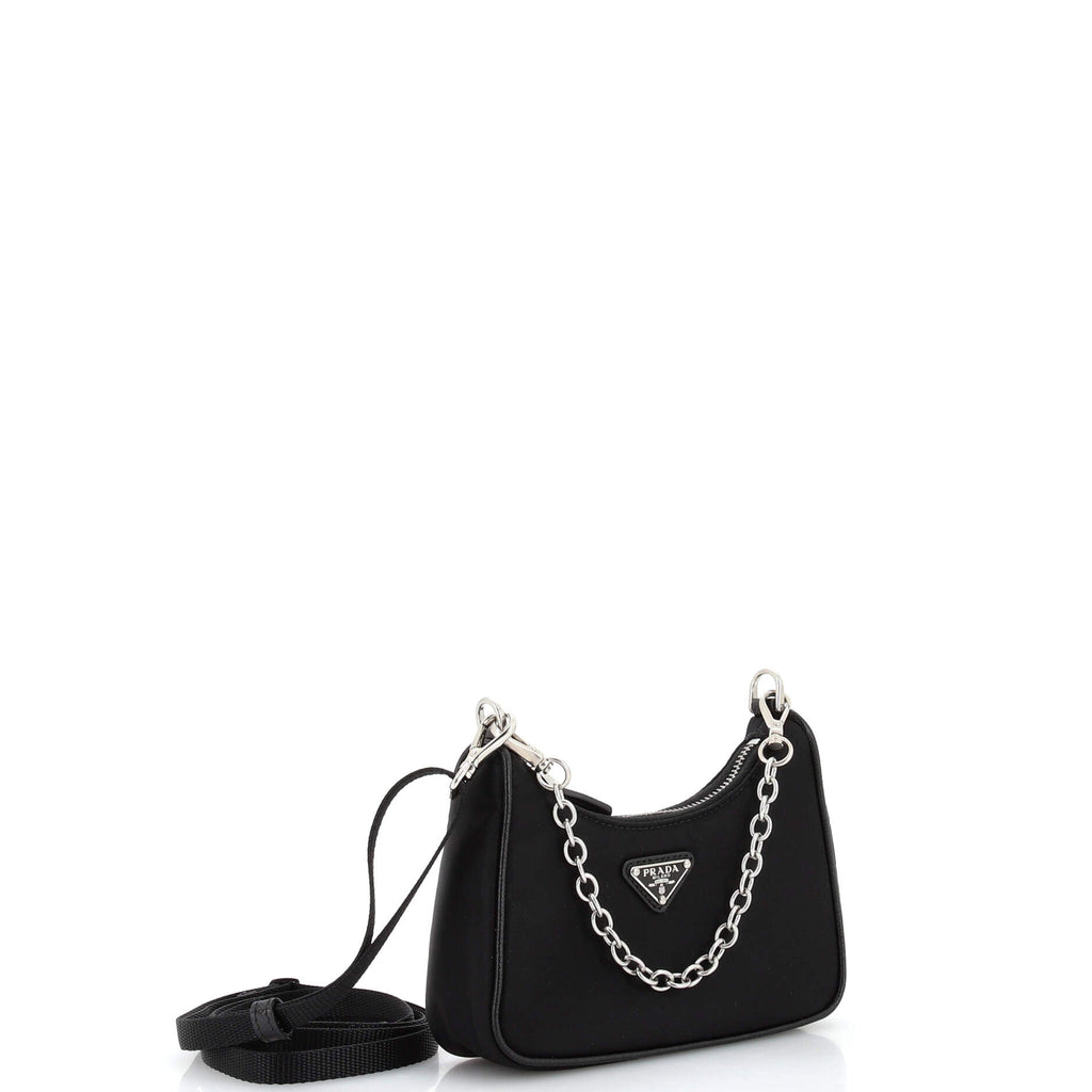 Re-Edition Shoulder Bag Tessuto Mini