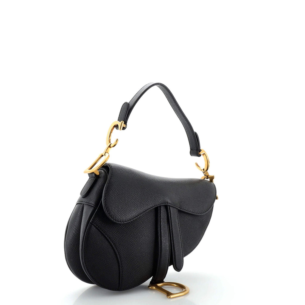 Saddle Handbag Leather Mini
