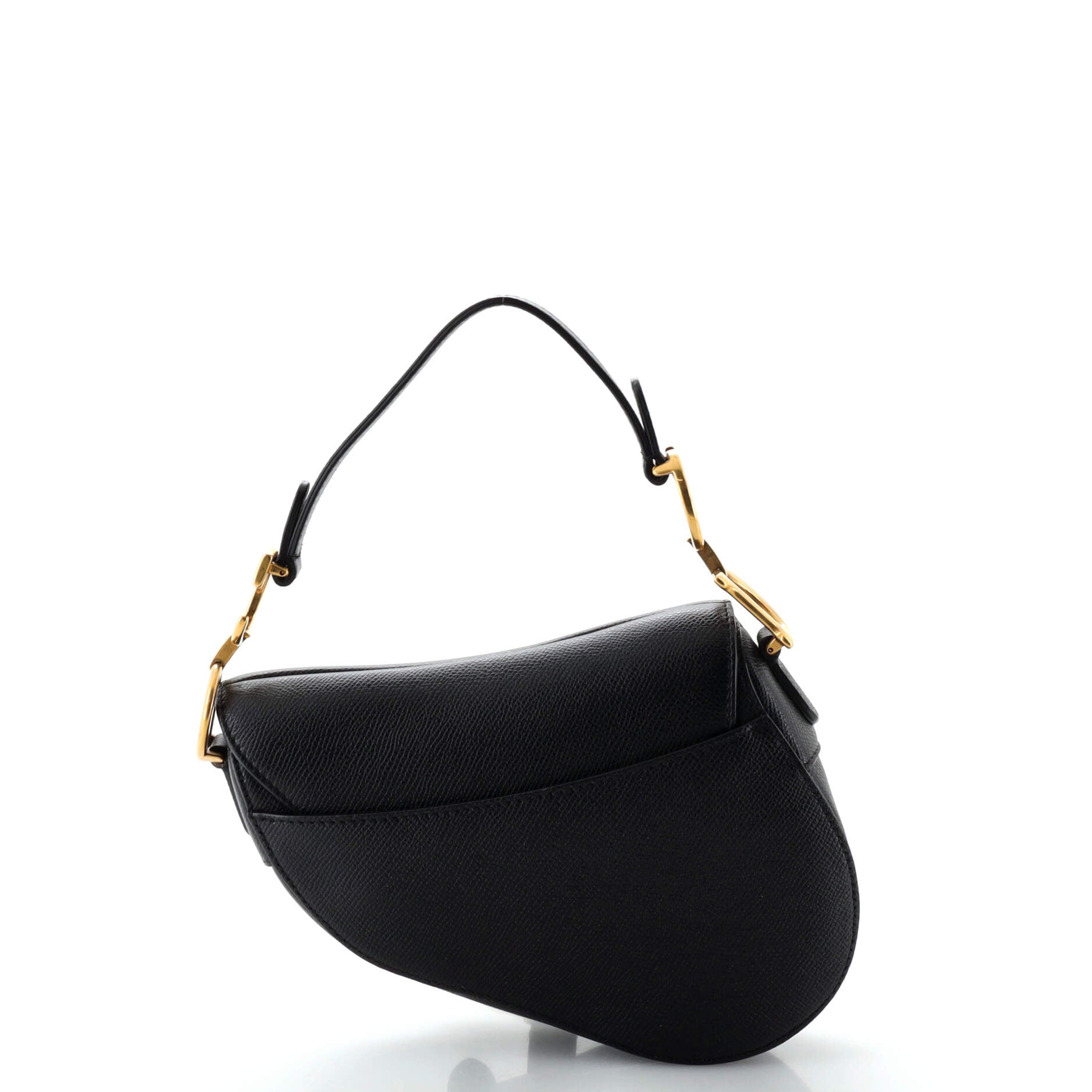Saddle Handbag Leather Mini
