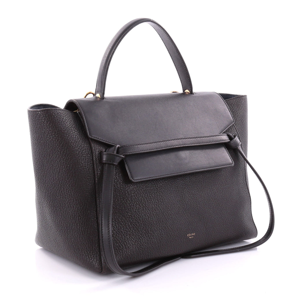 Bicolor Belt Bag Leather Mini