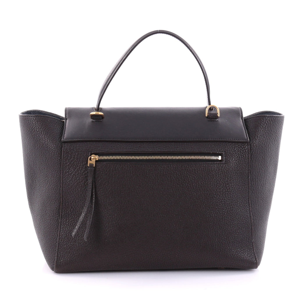 Bicolor Belt Bag Leather Mini