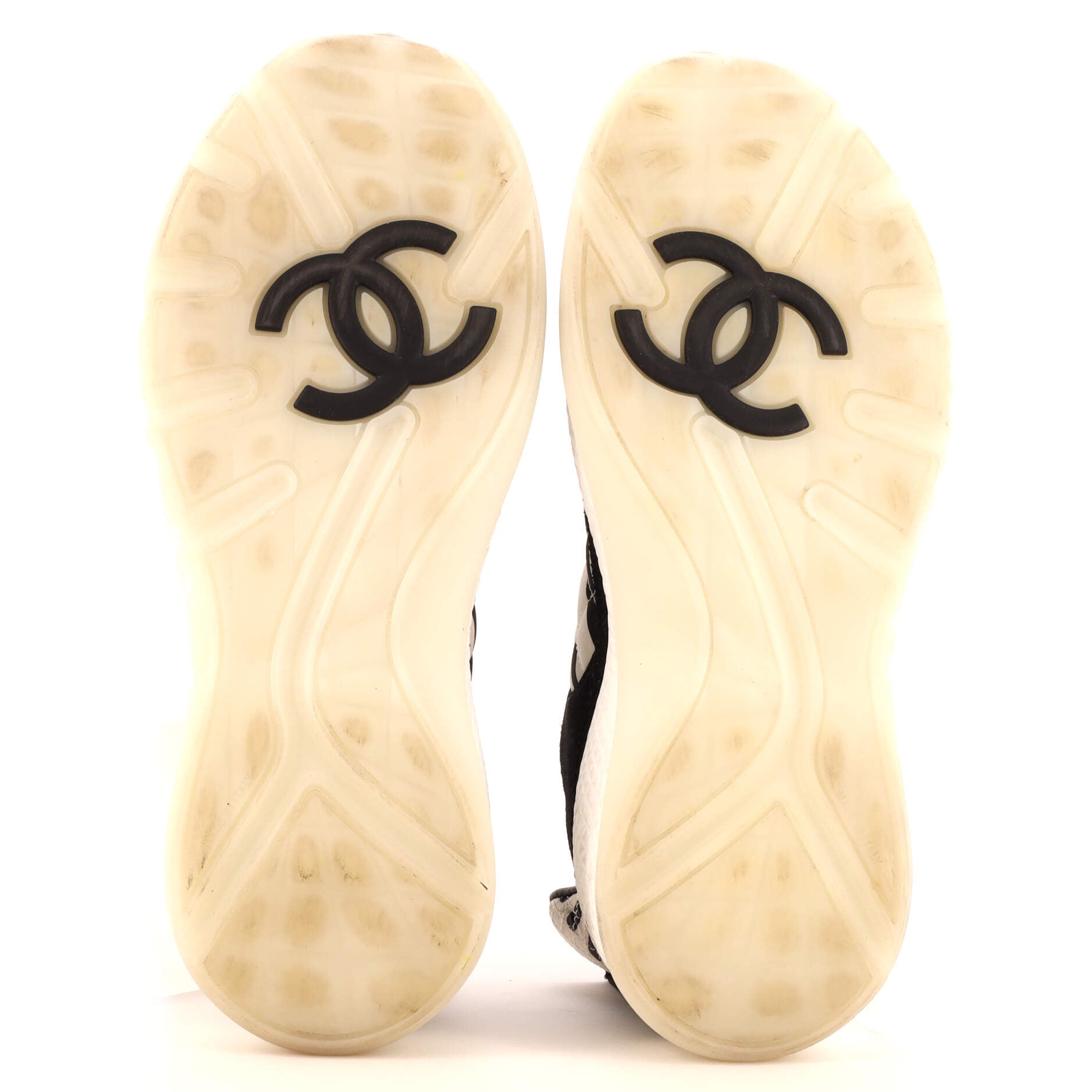 Women's Coco Neige CC Sneakers Suede and Quilted Printed Canvas
