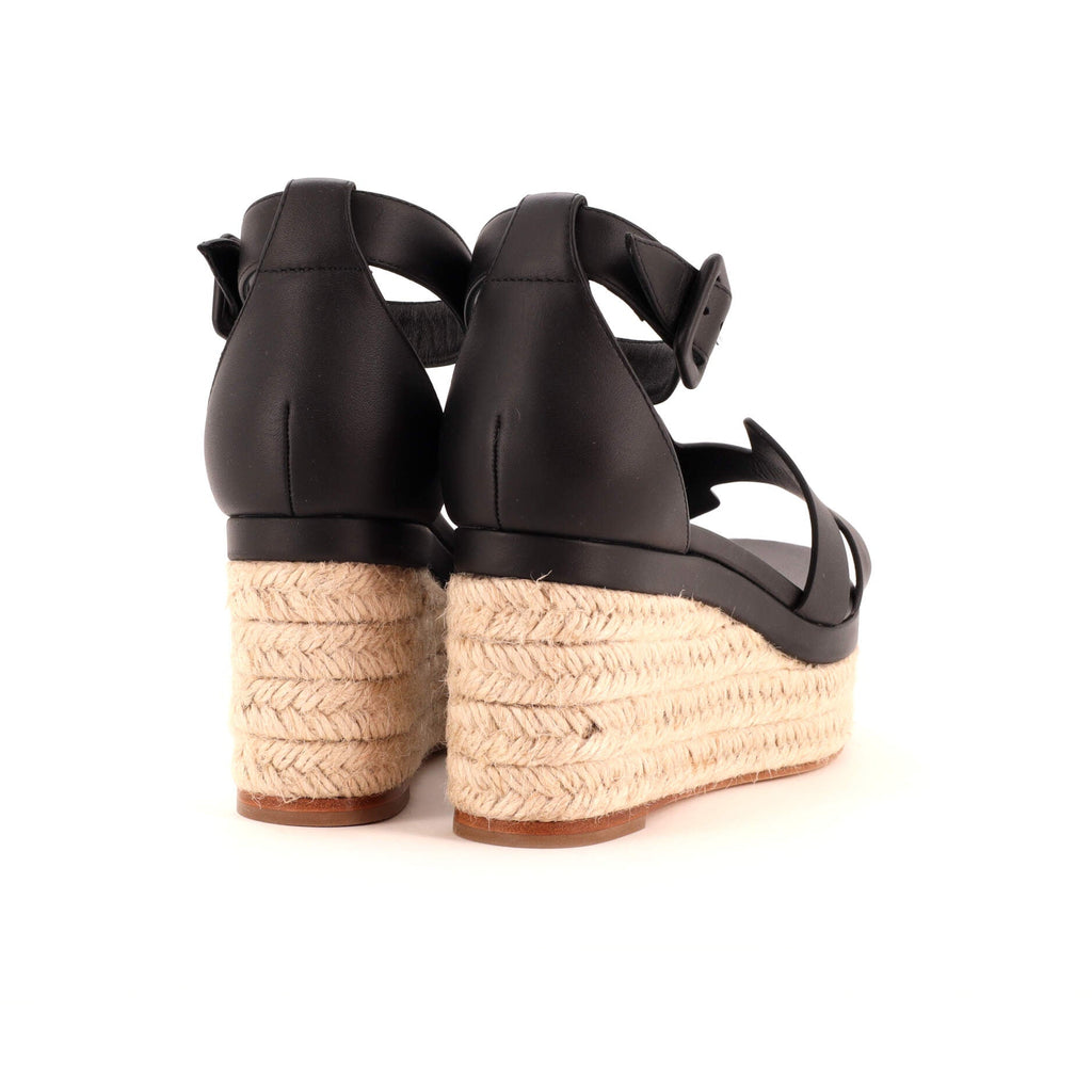 Women's Elda Wedge Espadrilles Leather