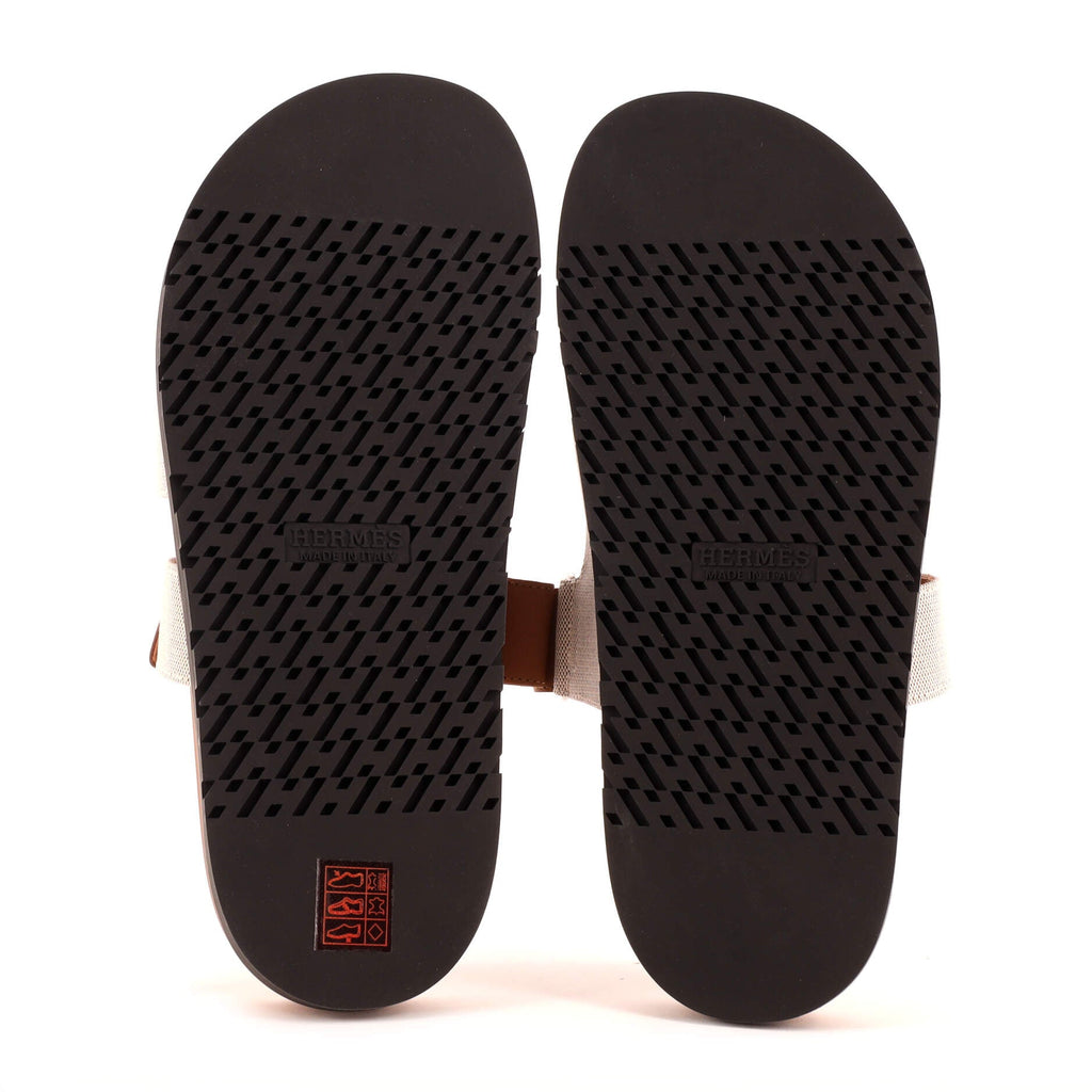 Men's Chypre Sandals Canvas with Leather
