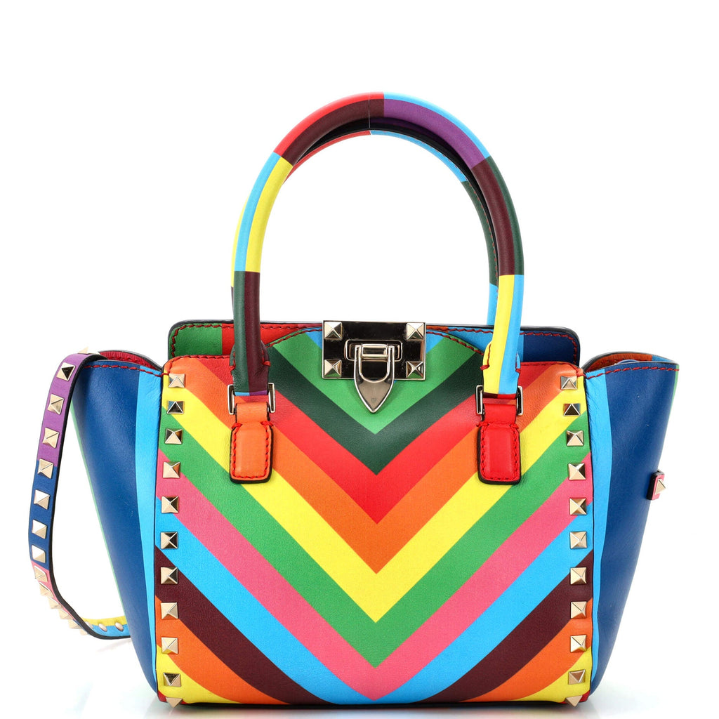 1973 Rockstud Tote Rigid Leather Mini