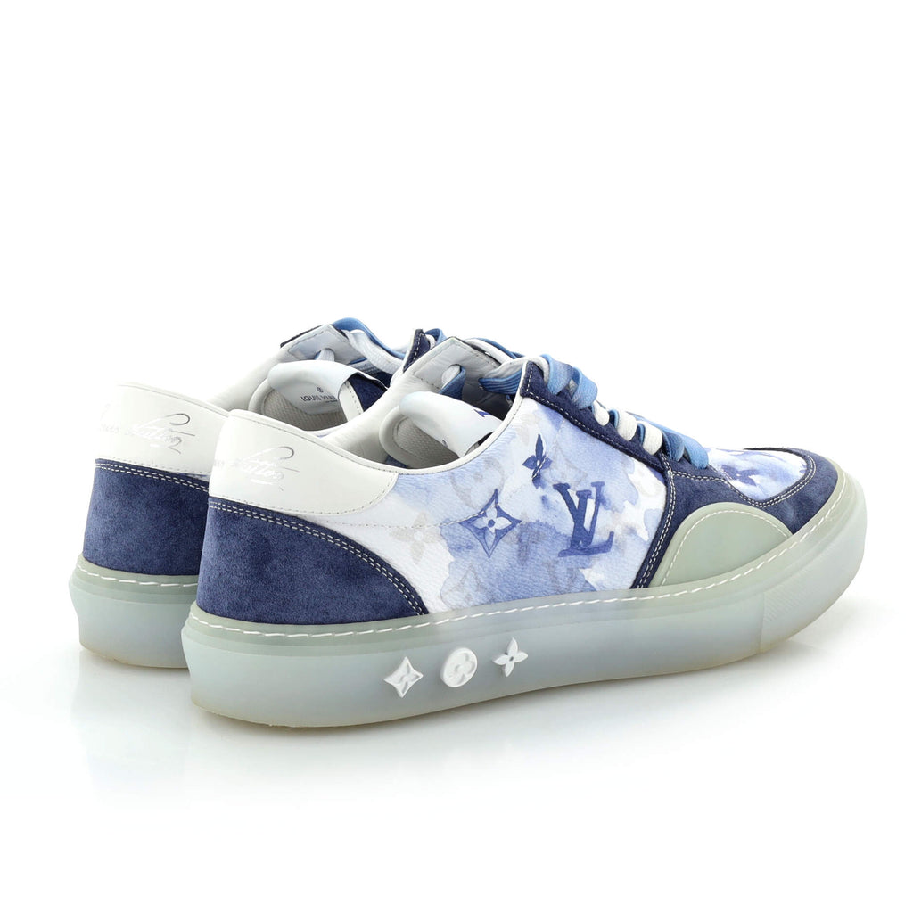 Men's LV Ollie Sneakers Limited Edition Monogram Watercolor Canvas
