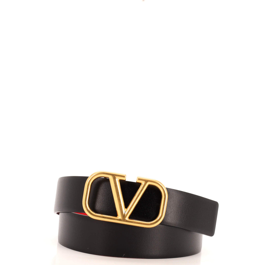 VLogo Reversible Belt Leather Wide 65