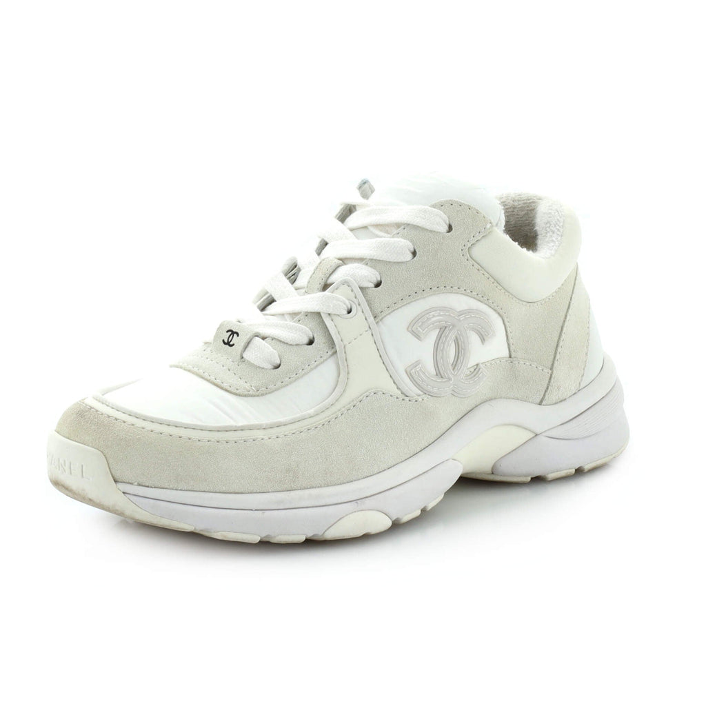 Women's CC All Over Print Low-Top Sneakers Suede