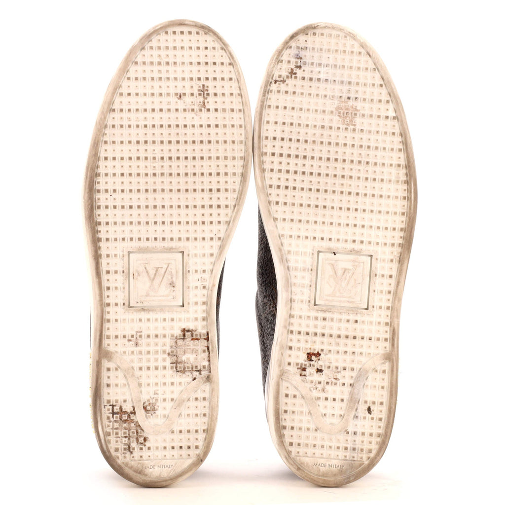 Women's FrontRow Sneakers Monogram Canvas with Patent