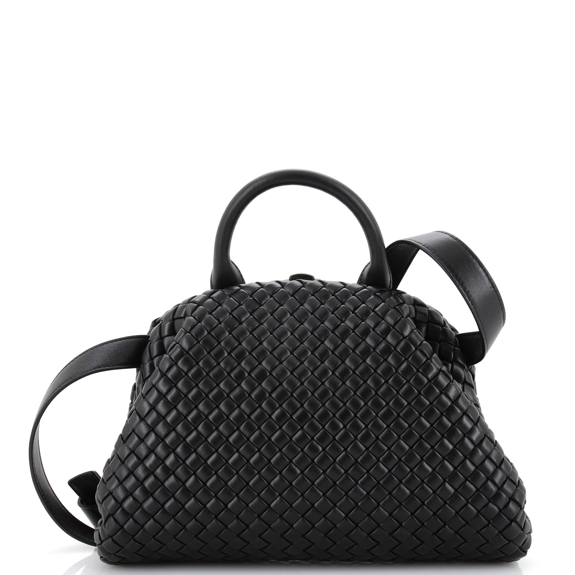 Padded Handle Tote Intrecciato Nappa Mini