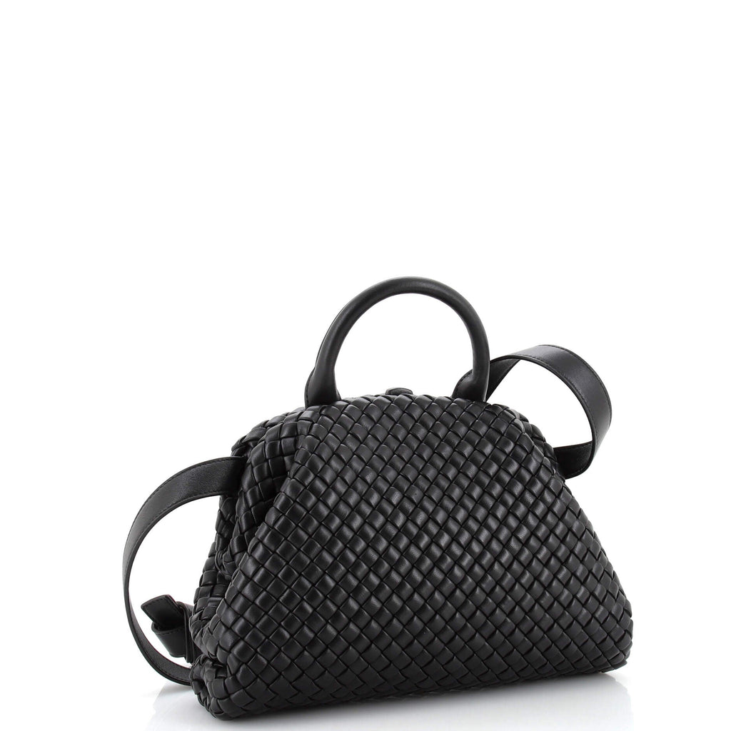 Padded Handle Tote Intrecciato Nappa Mini