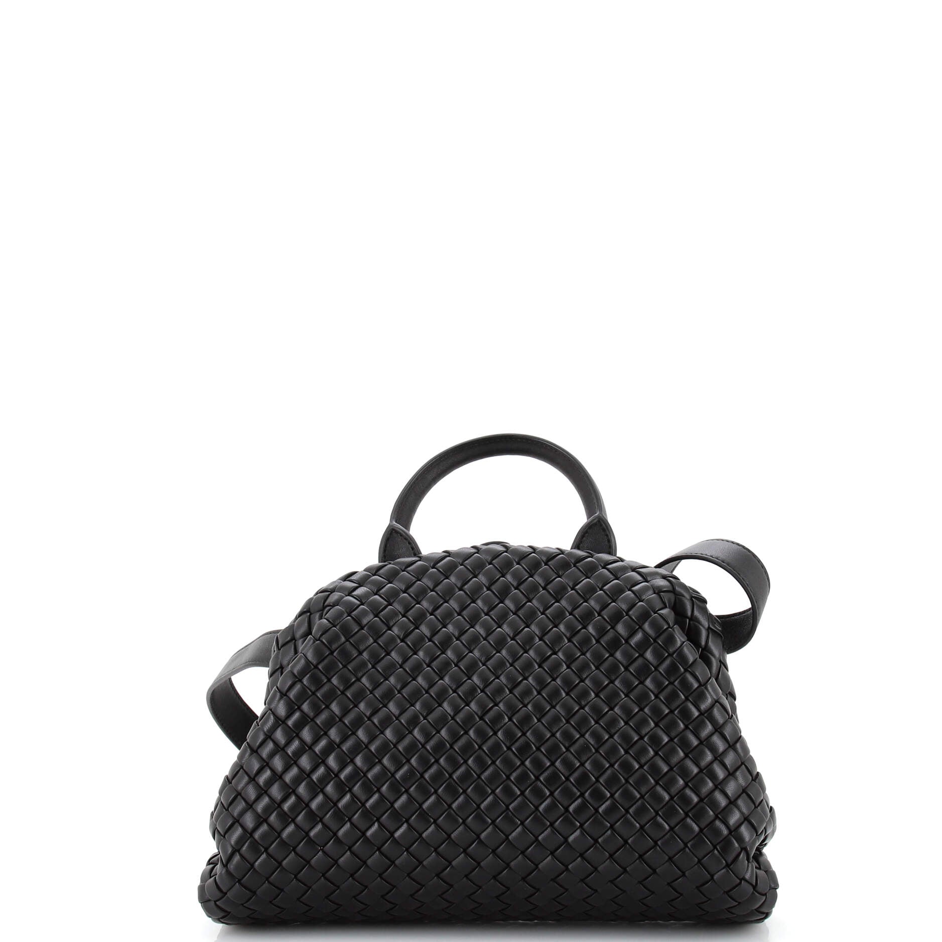 Padded Handle Tote Intrecciato Nappa Mini