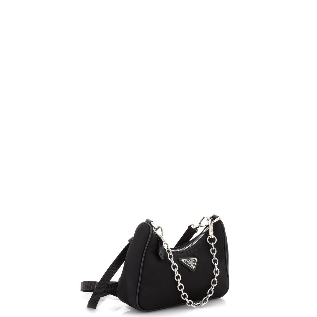Re-Edition Shoulder Bag Tessuto Mini
