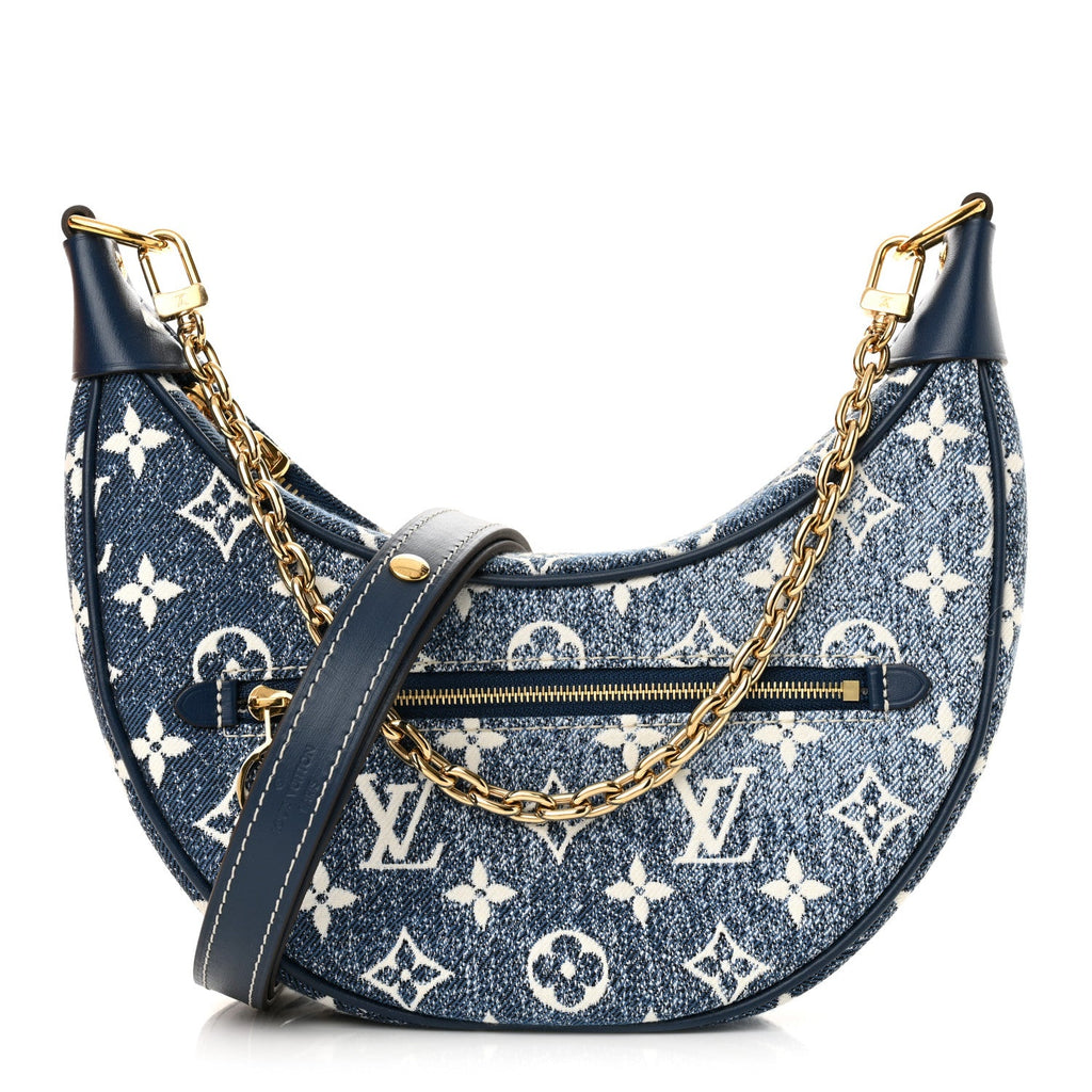 Monogram Jacquard Denim Loop Bleu