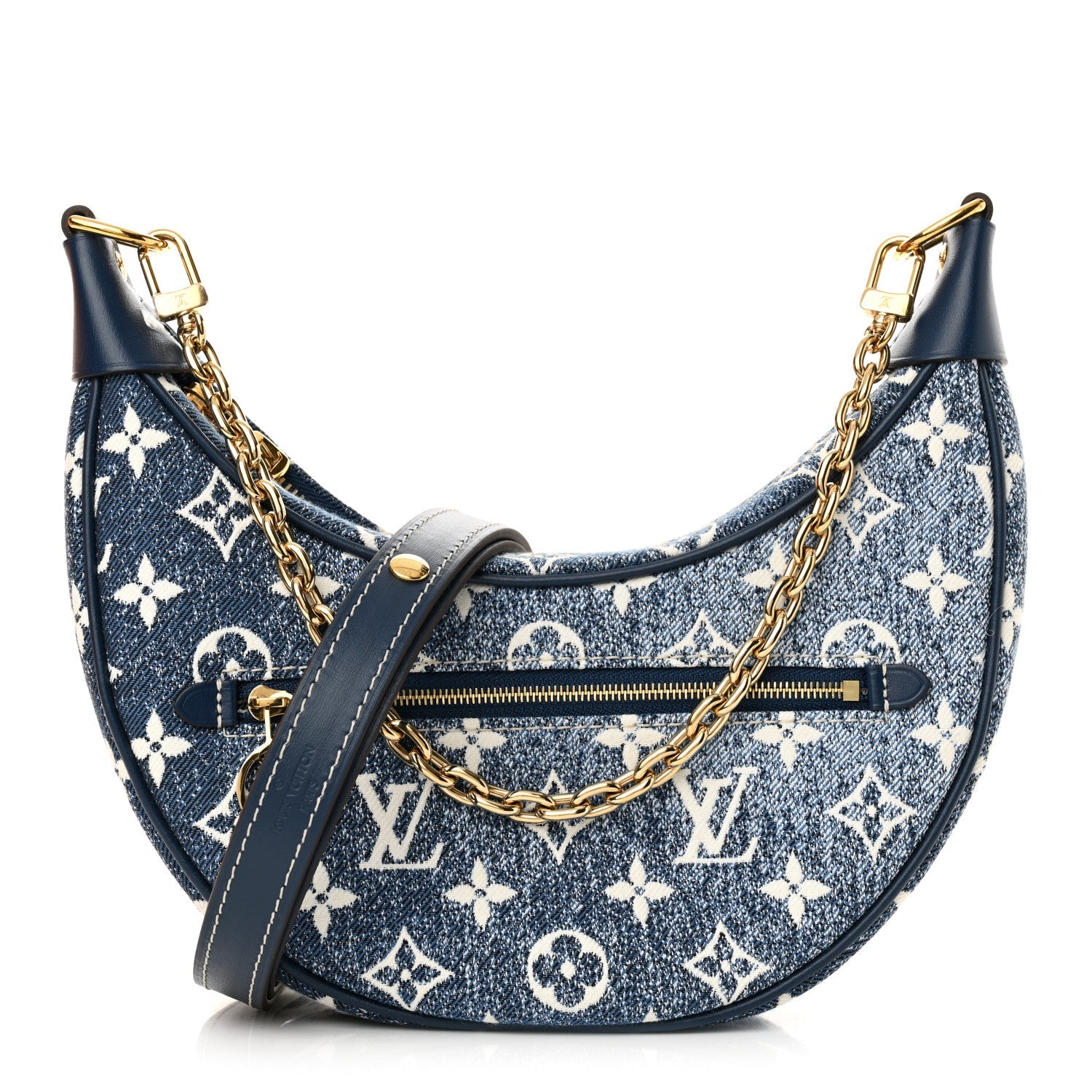 Monogram Jacquard Denim Loop Bleu