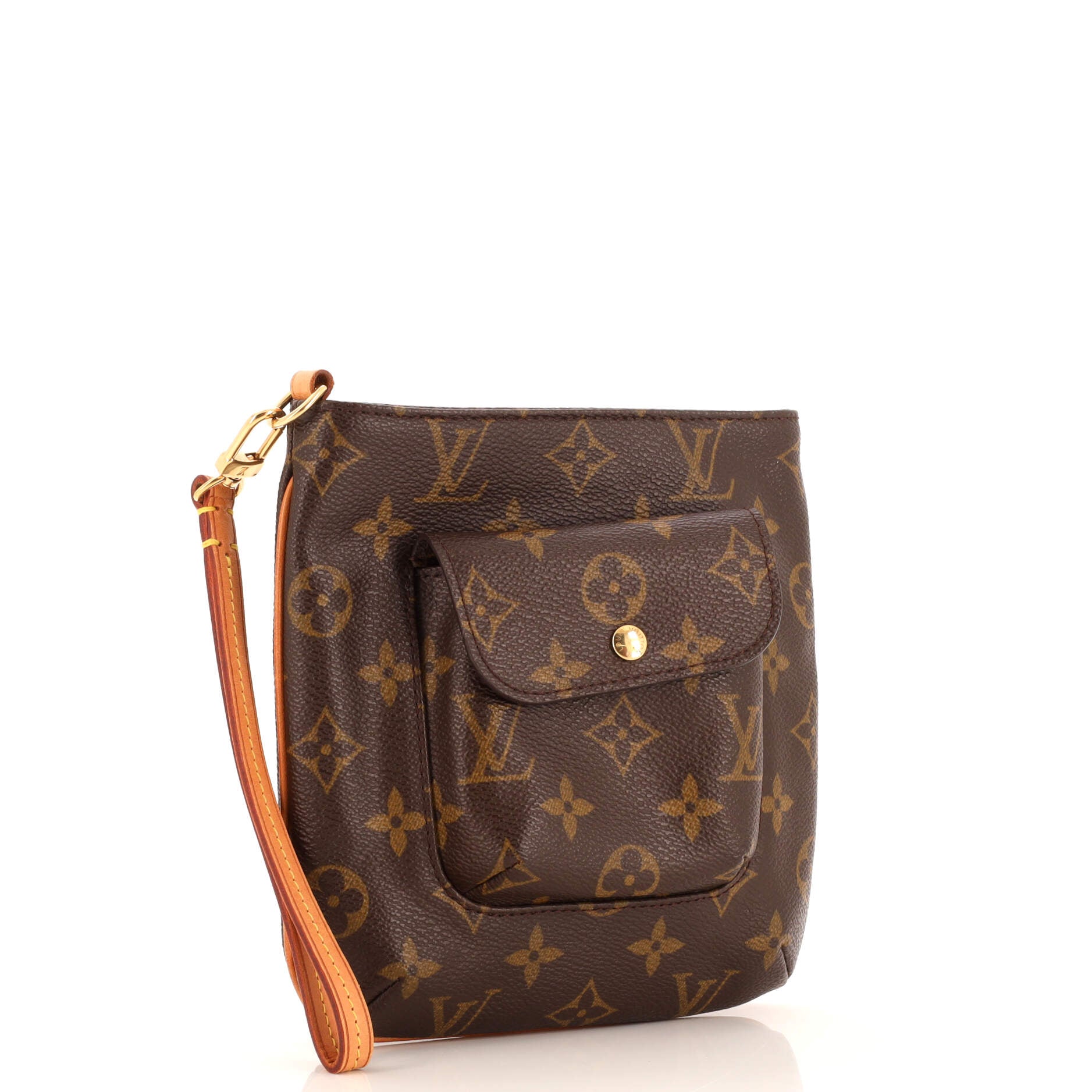 Partition Wristlet Clutch Monogram Canvas