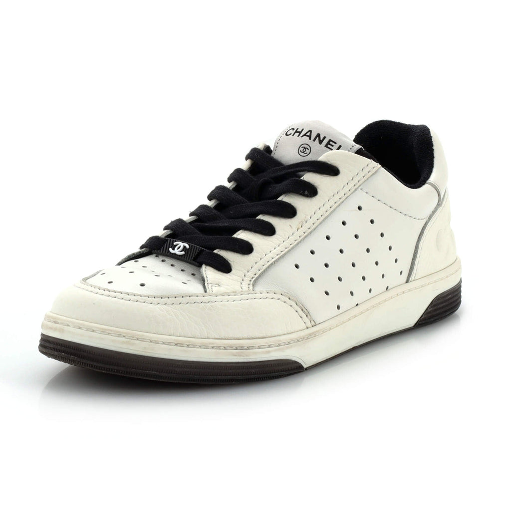 Women's Logo Low-Top Sneakers Leather