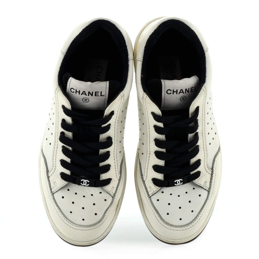 Women's Logo Low-Top Sneakers Leather