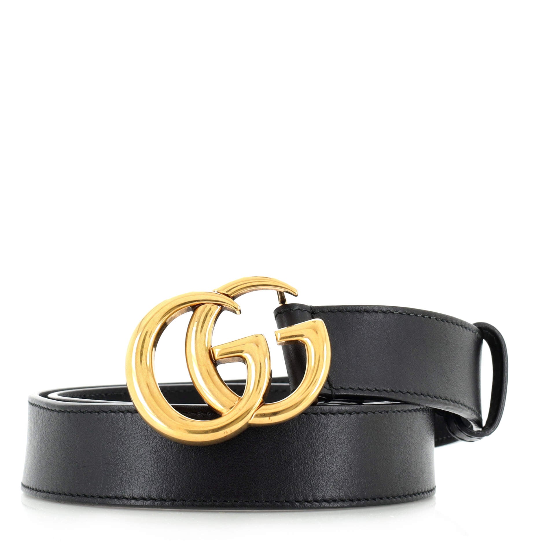 GG Marmont Belt Leather Medium 80