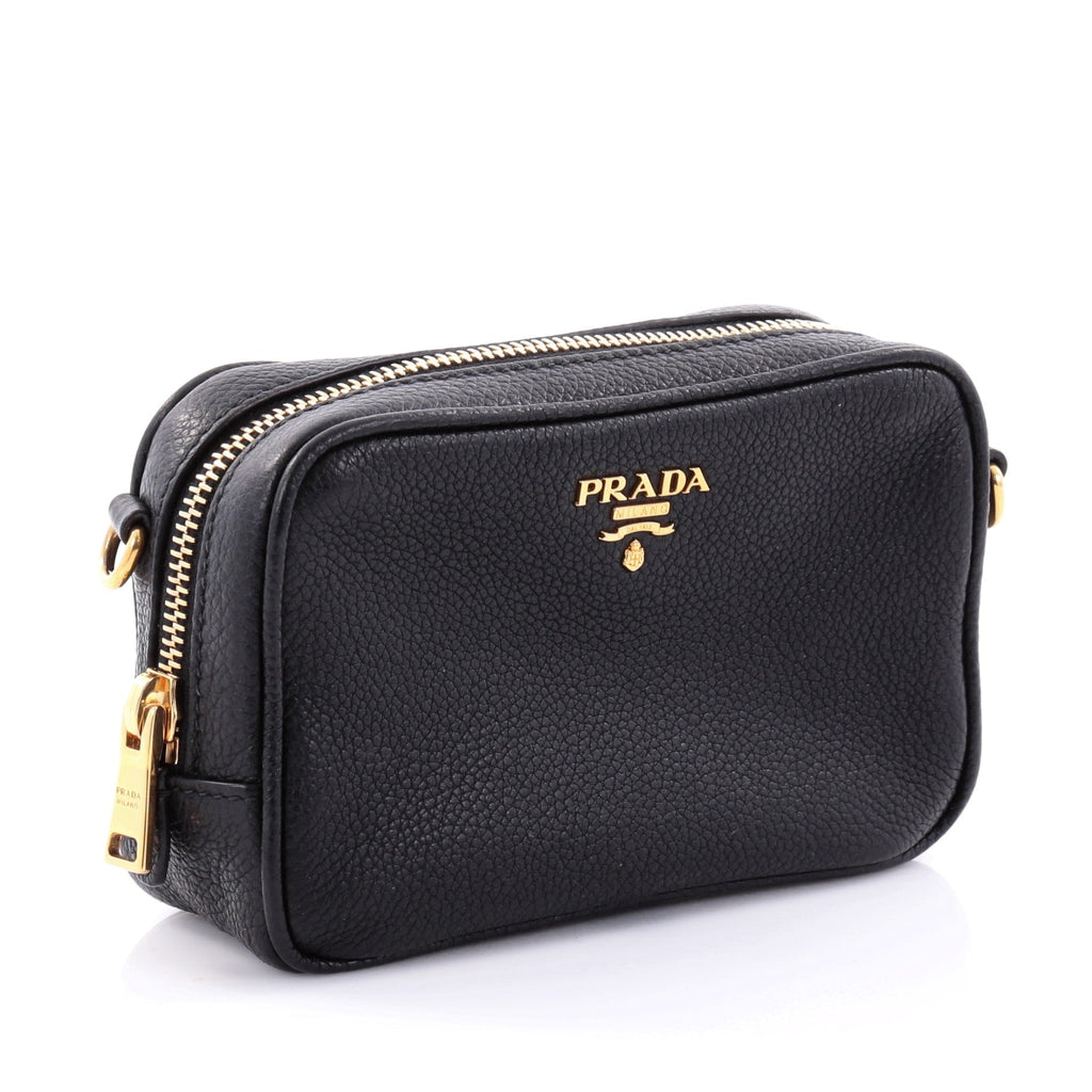 Zip Crossbody Bag Vitello Daino Mini