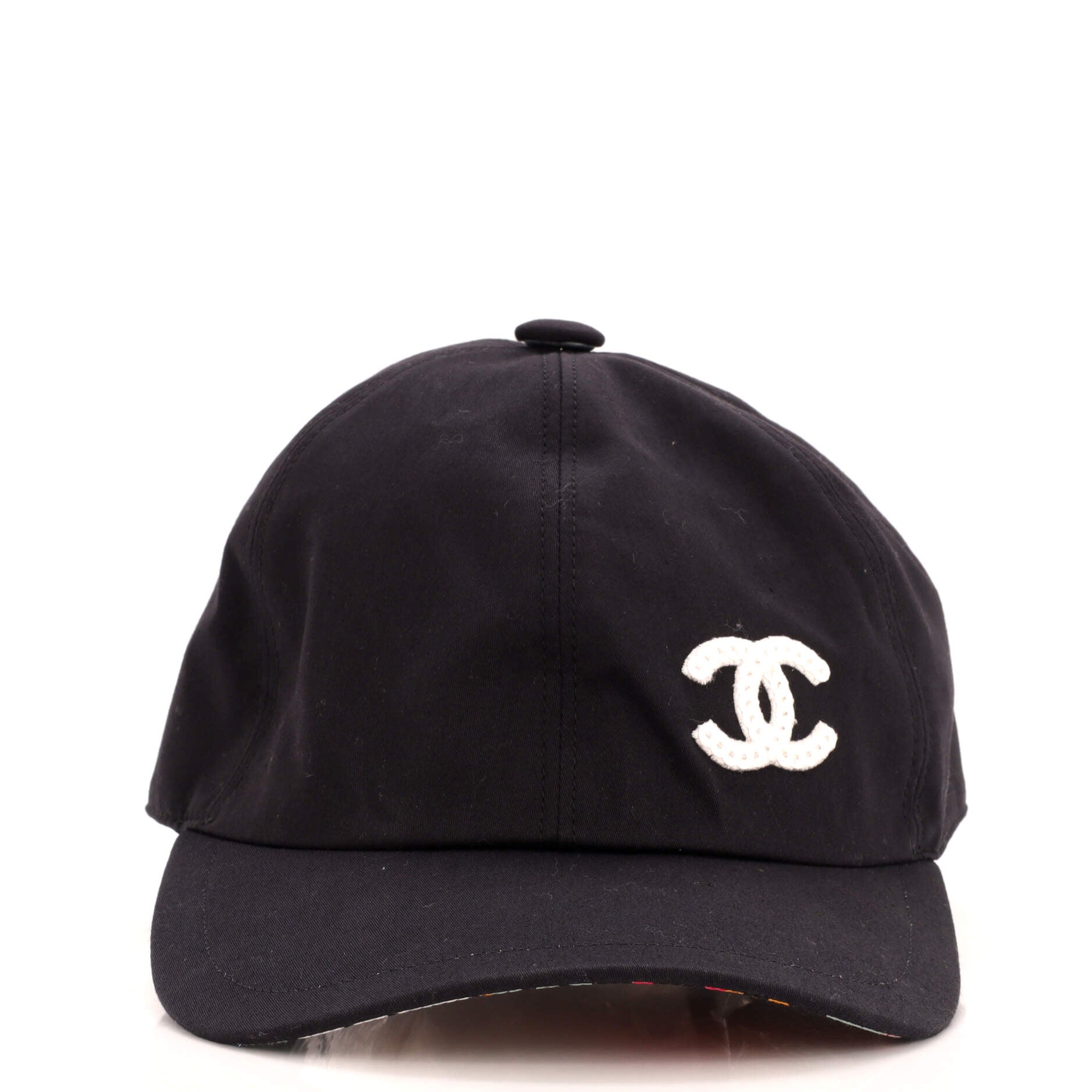CC Baseball Cap Sequin Embellished Cotton