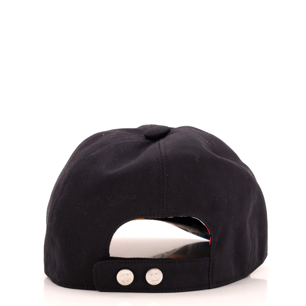 CC Baseball Cap Sequin Embellished Cotton