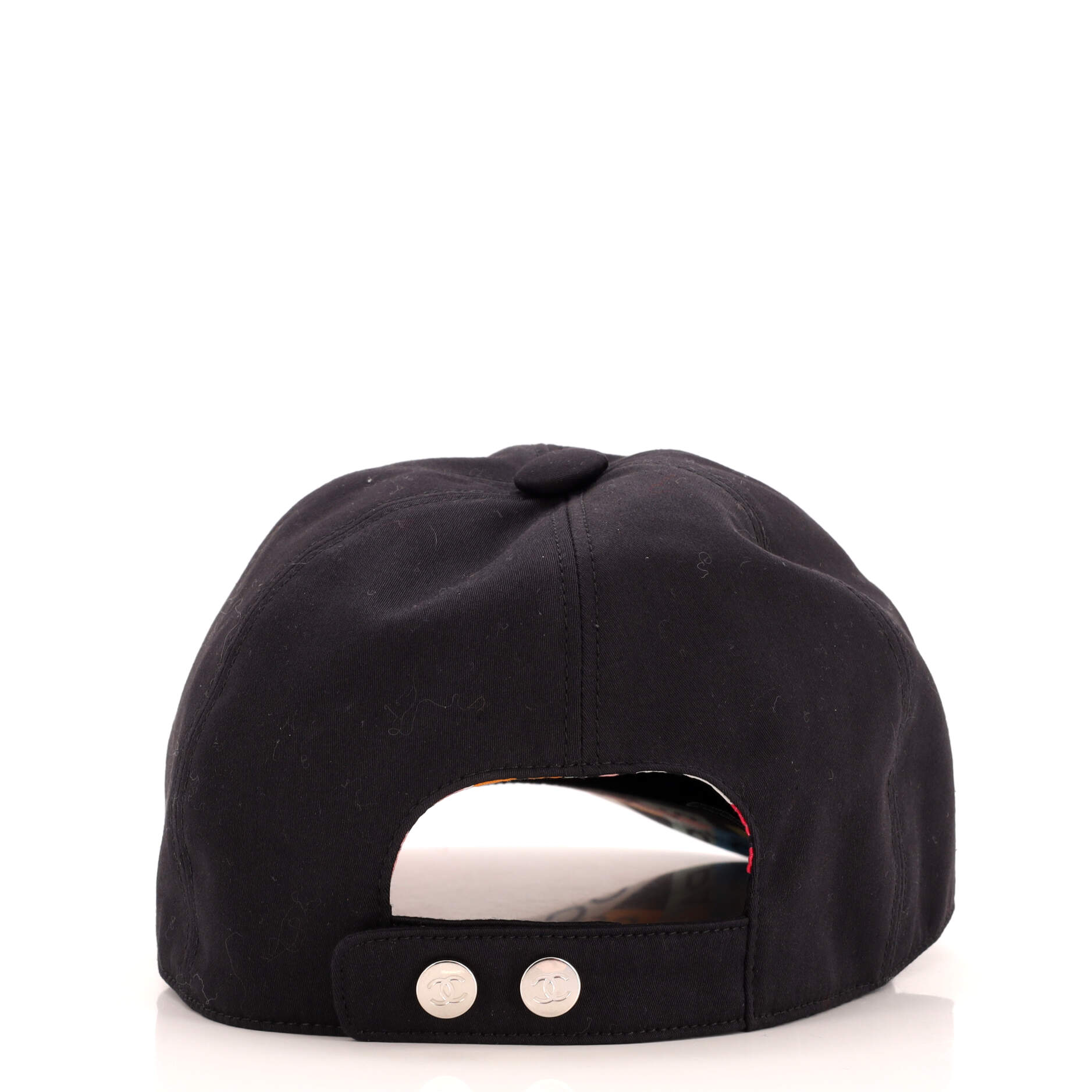 CC Baseball Cap Sequin Embellished Cotton