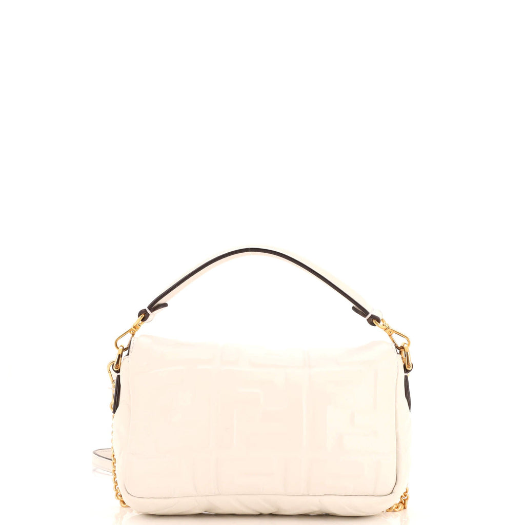 Baguette NM Bag Zucca Embossed Leather Mini