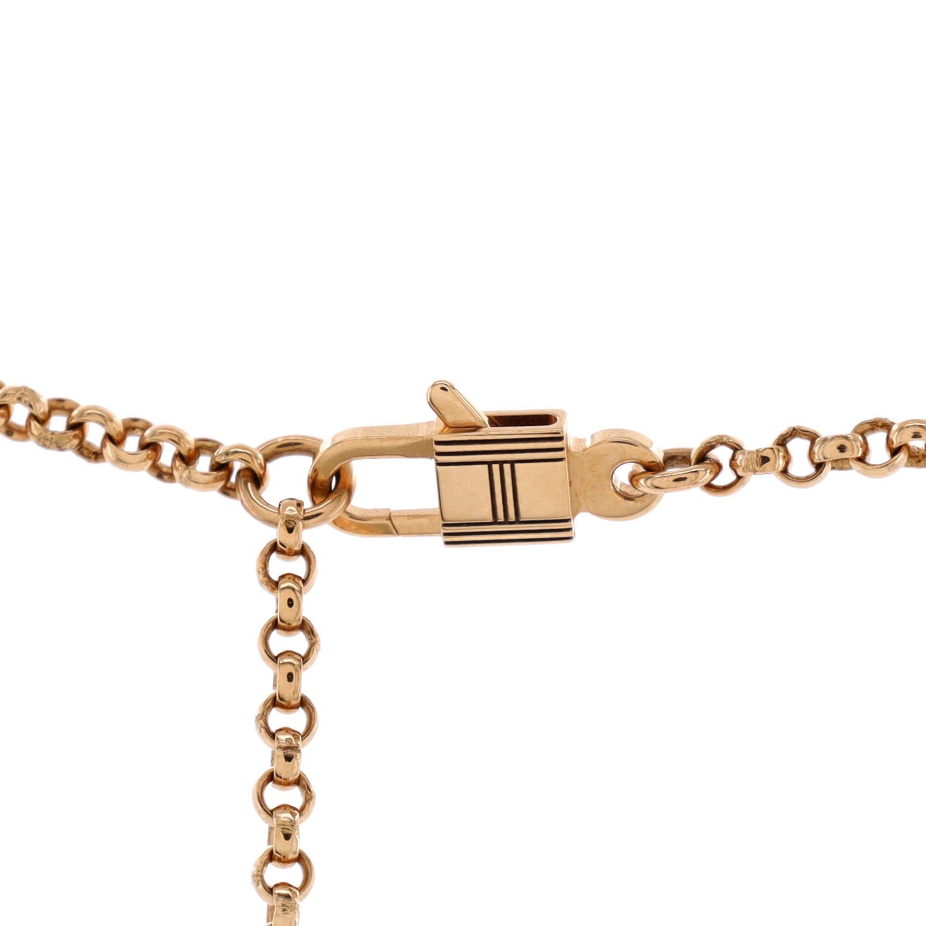 Kelly Clochette Pendant Necklace 18K Rose Gold Small