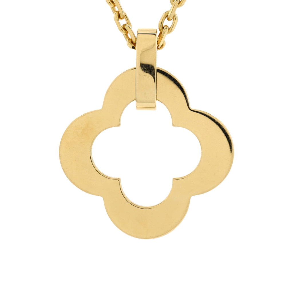 Byzantine Alhambra Pendant Necklace 18K Yellow Gold