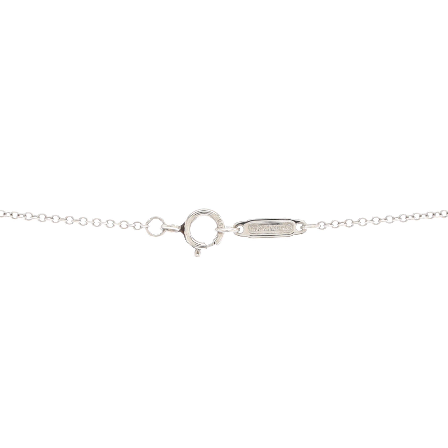 Soleste Round Pendant Necklace Platinum with Diamonds and Rubellite Tourmaline