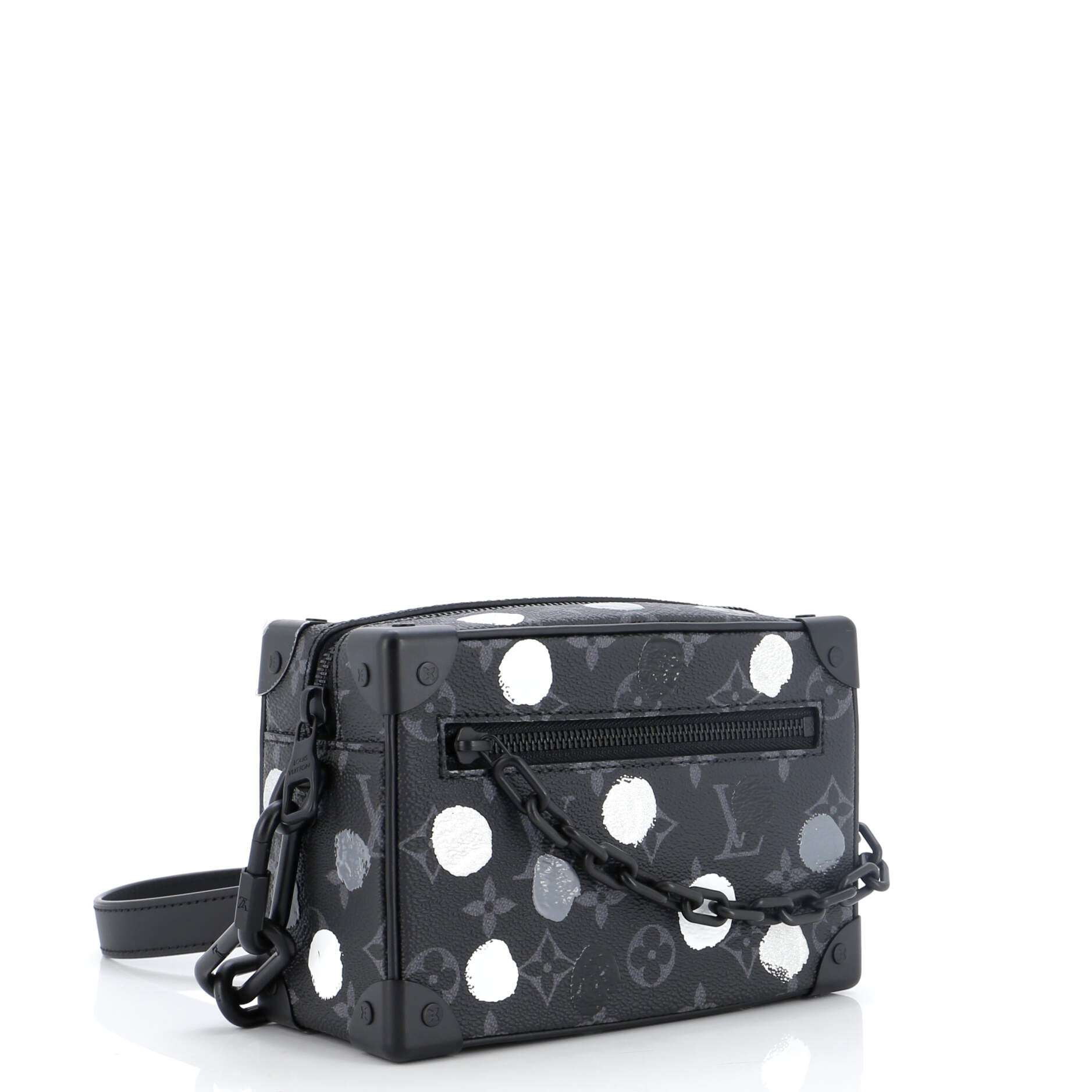 Soft Trunk Bag Yayoi Kusama Painted Dots Monogram Eclipse Canvas Mini