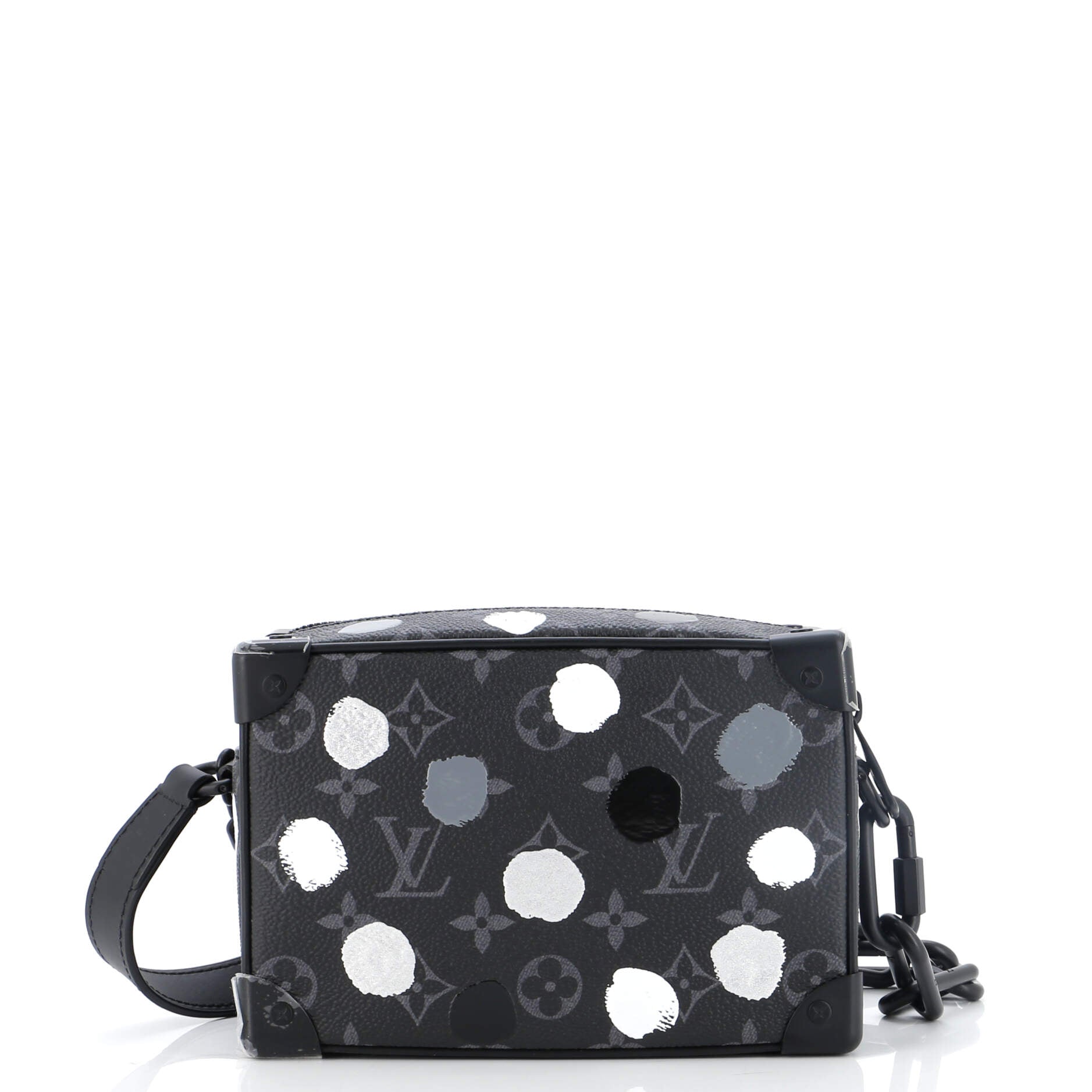 Soft Trunk Bag Yayoi Kusama Painted Dots Monogram Eclipse Canvas Mini
