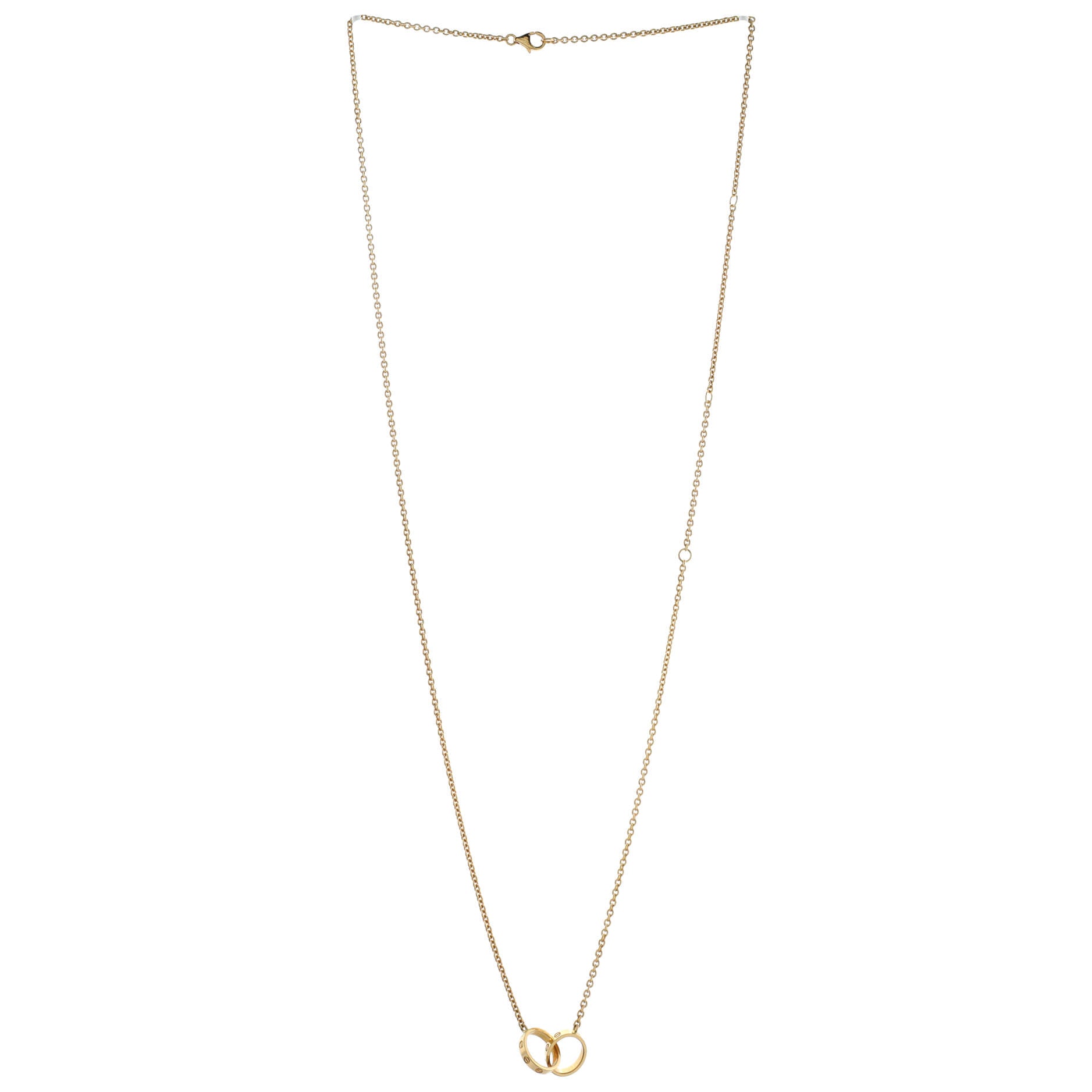 Love Interlocking Necklace 18K Yellow Gold