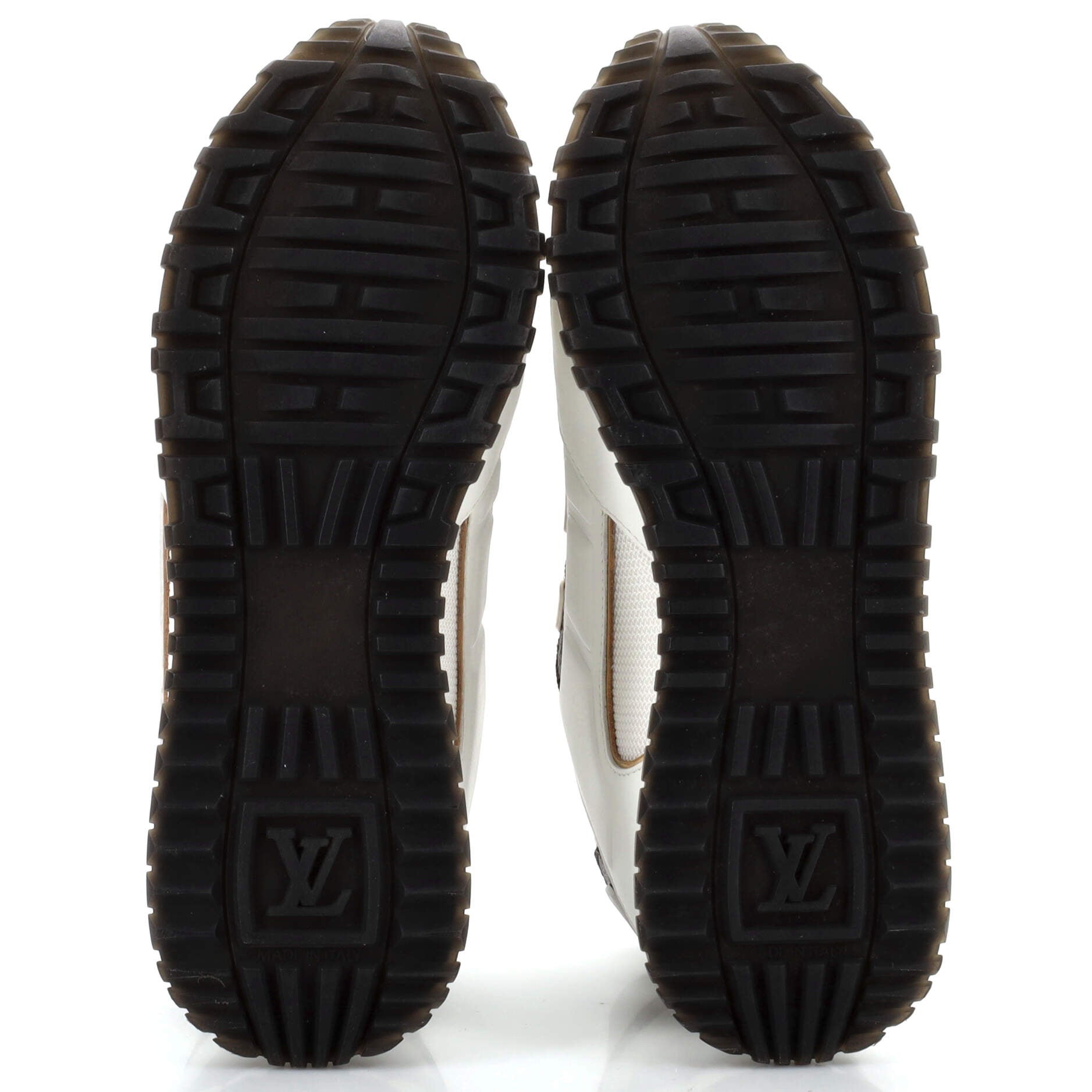 Women's Run Away Sneakers Mesh with Monogram Canvas and Leather