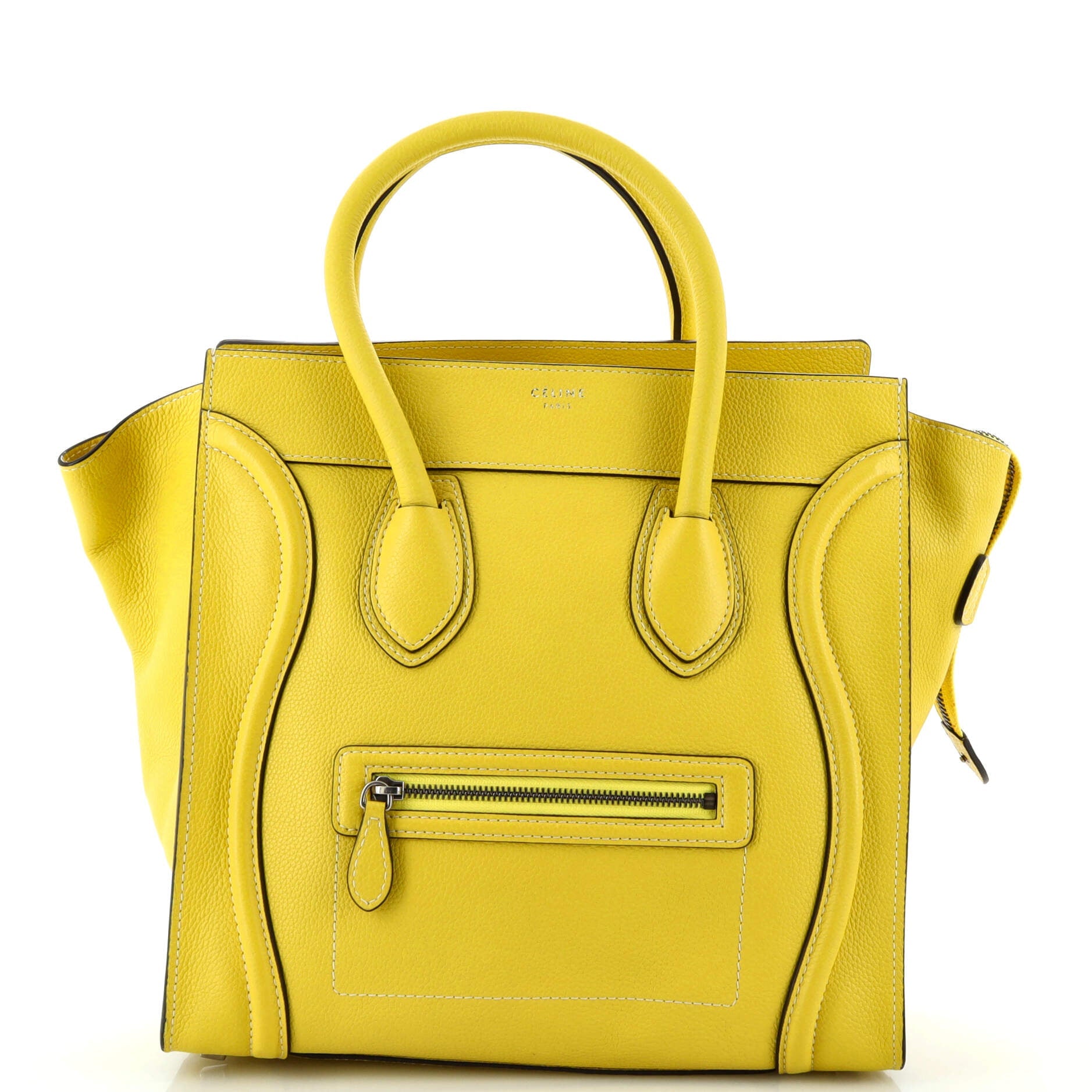 Luggage Bag Grainy Leather Mini