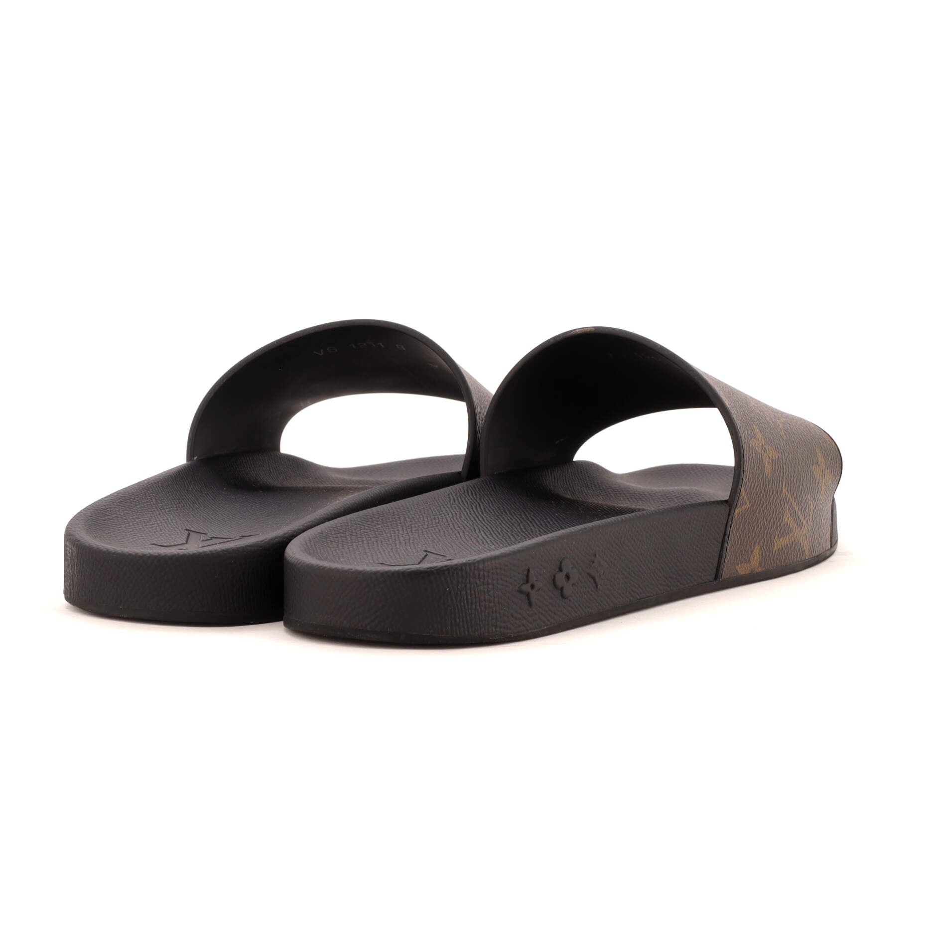 Men's Waterfront Mule Sandals Monogram Rubber