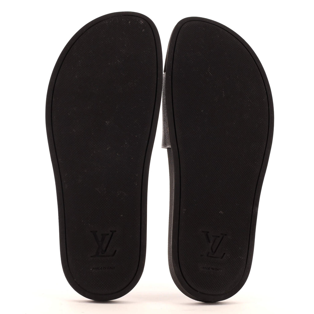 Men's Waterfront Mule Sandals Monogram Rubber