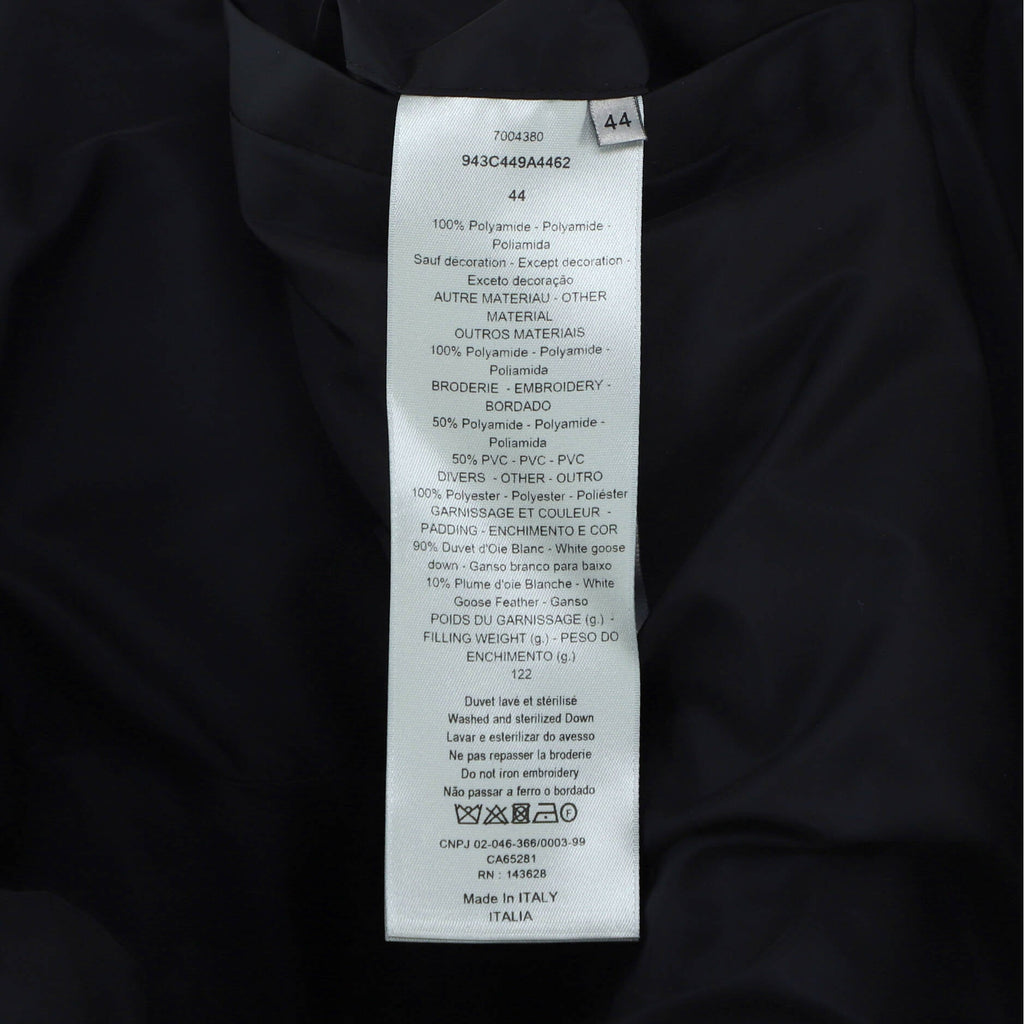 Men's Oblique Puffer Jacket Quilted Polyamide with Down