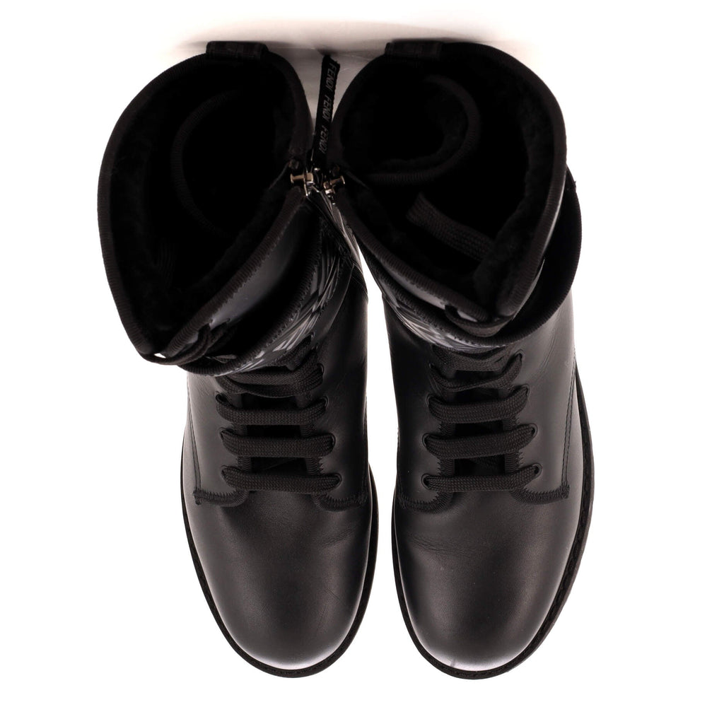 Women's Fendigraphy Biker Boots Leather