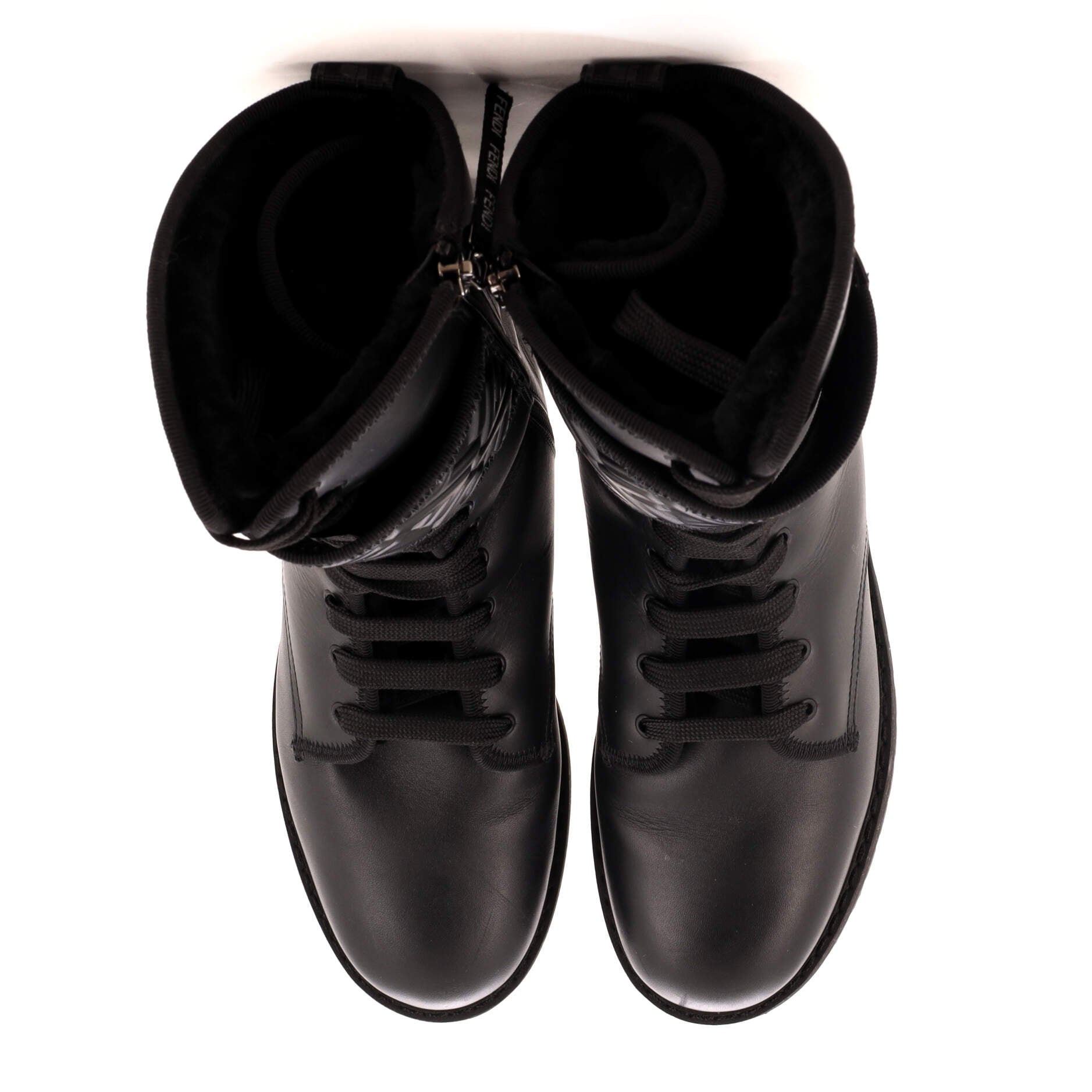 Women's Fendigraphy Biker Boots Leather