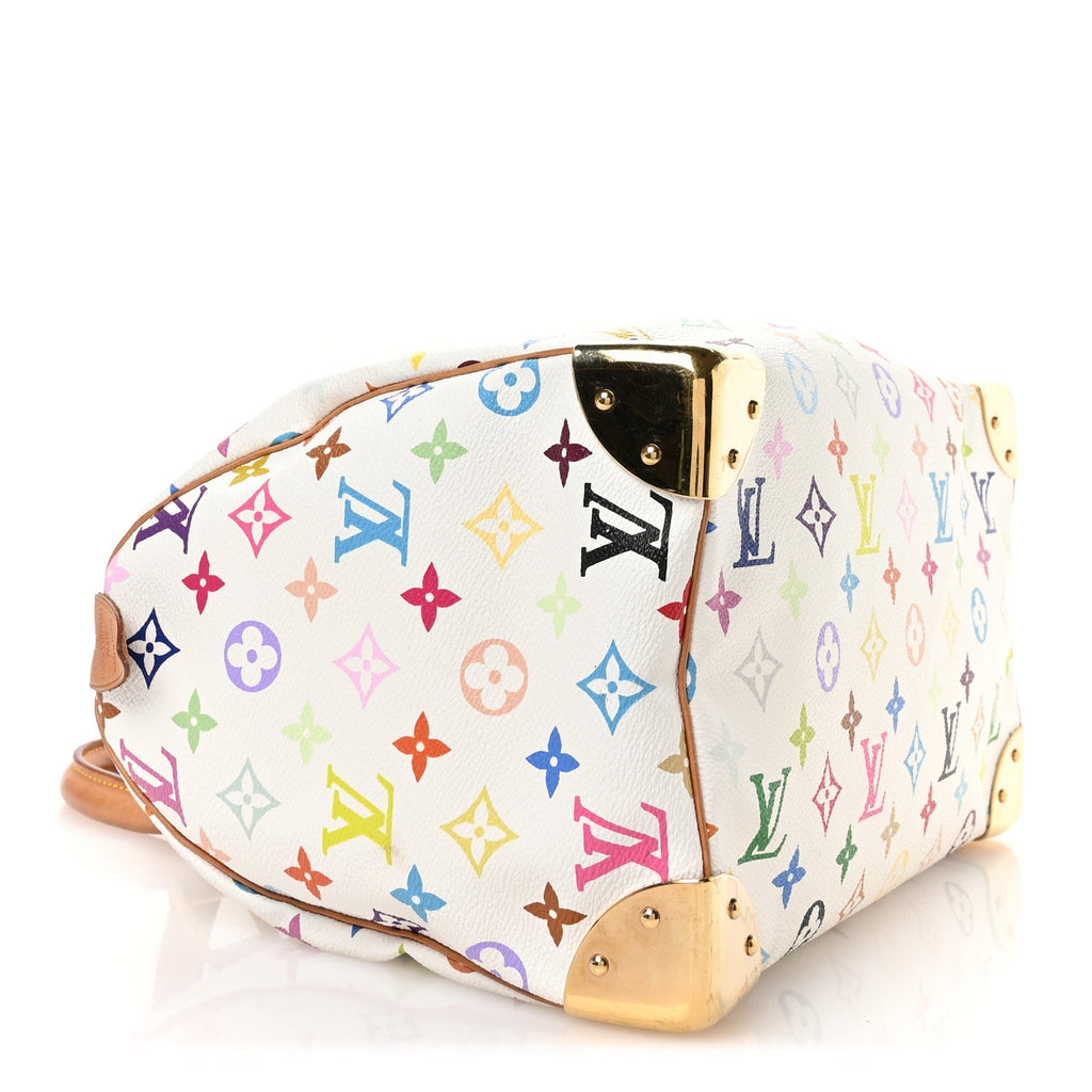 Monogram Multicolor Speedy 30 White