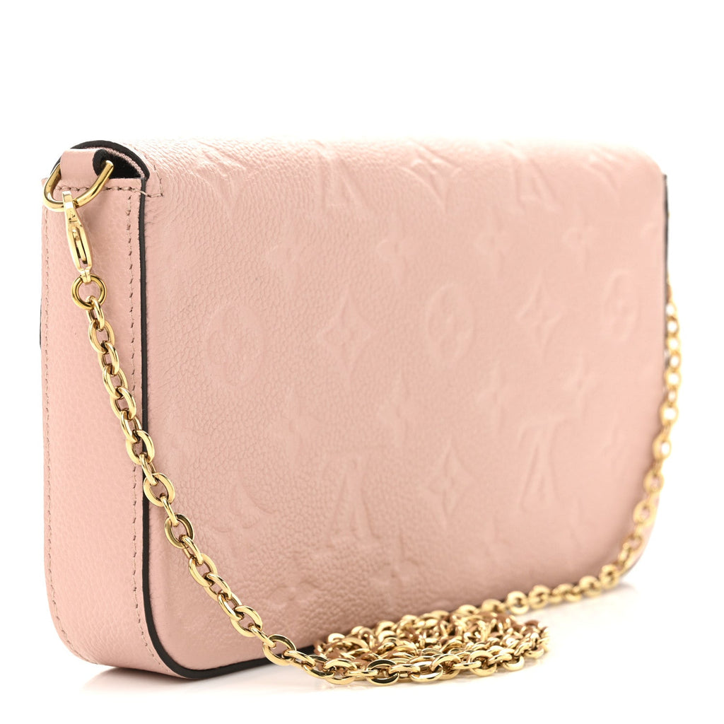 Empreinte Pochette Felicie Chain Wallet Rose Poudre