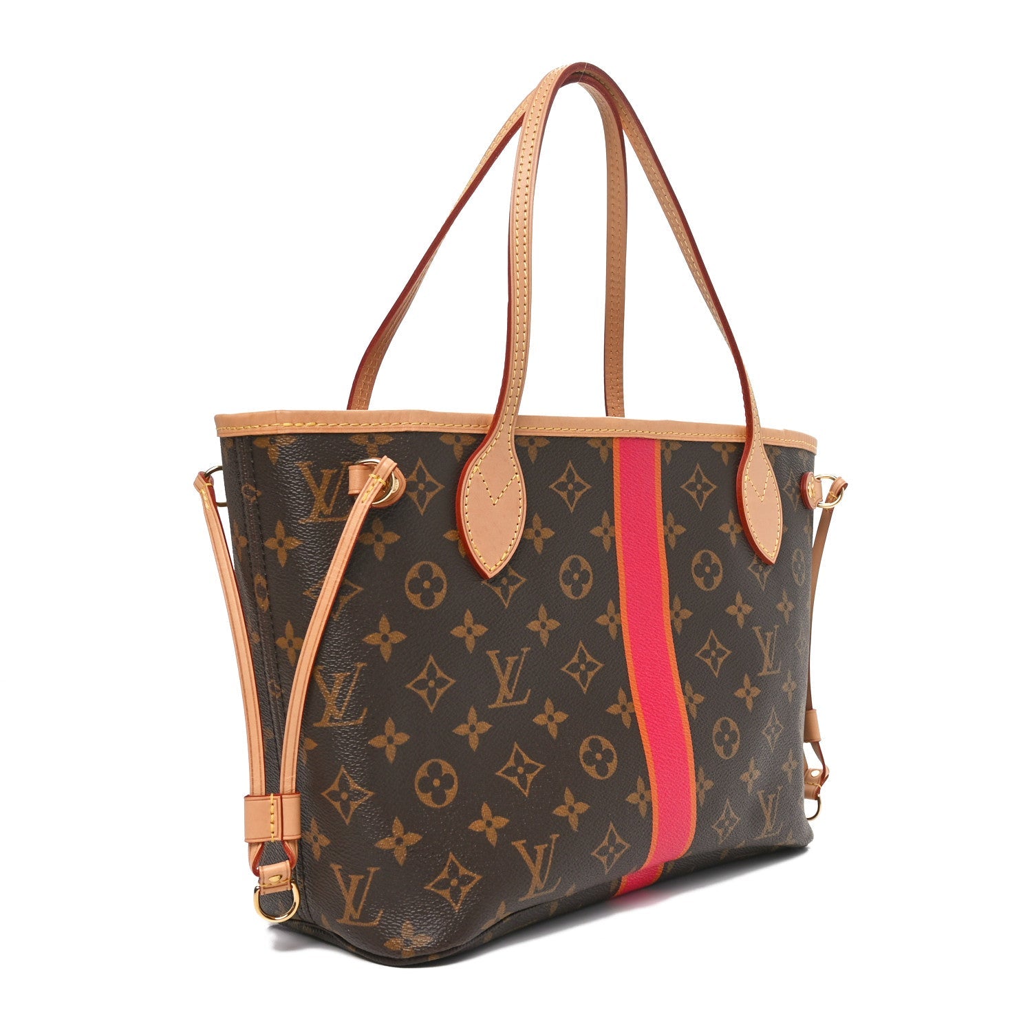 Monogram My LV Heritage Neverfull PM Fuchsia Orange