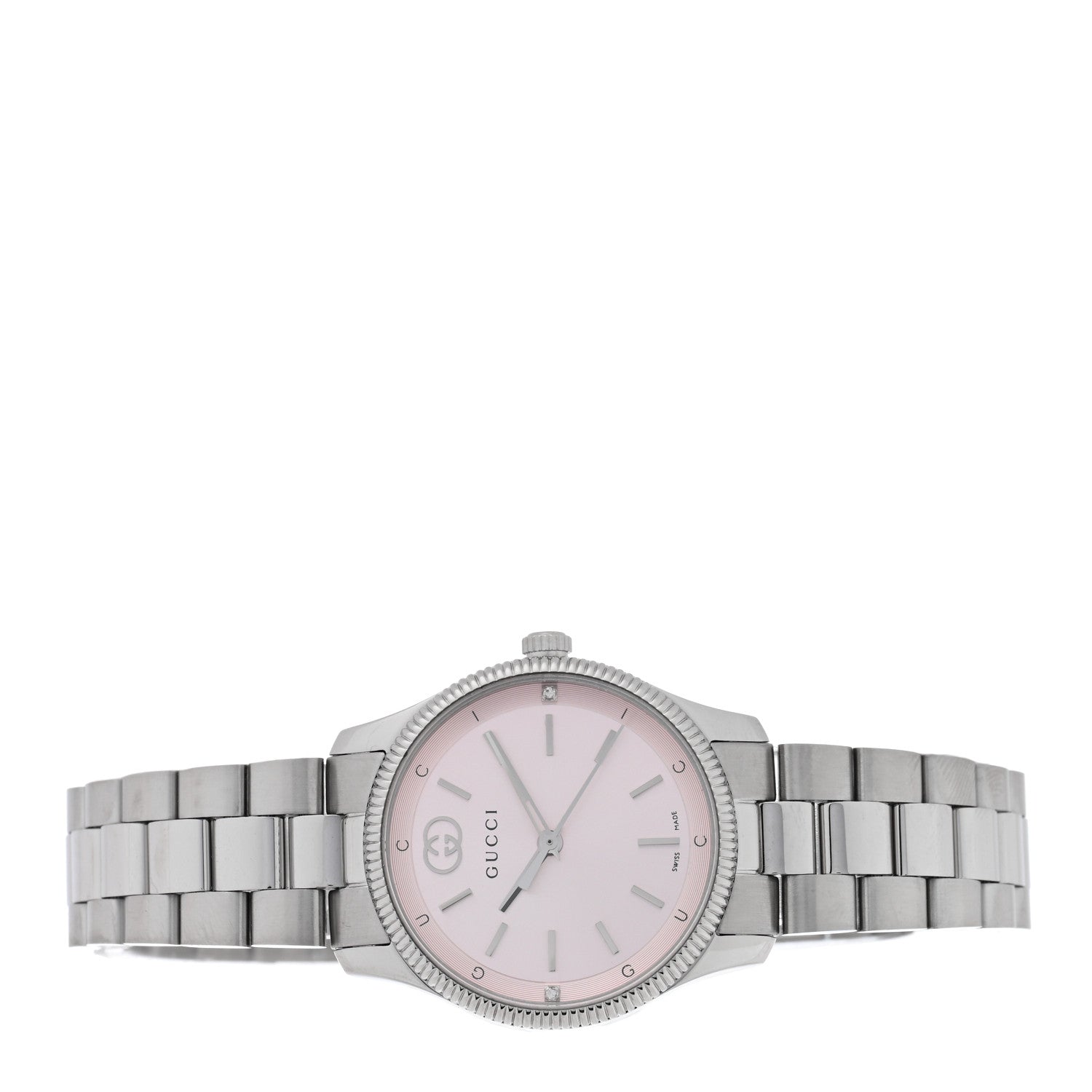 Stainless Steel Diamond 29mm G-Timeless Quartz Watch Pink